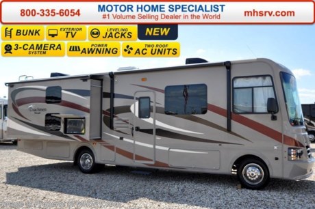 /TX 11-5-15 &lt;a href=&quot;http://www.mhsrv.com/coachmen-rv/&quot;&gt;&lt;img src=&quot;http://www.mhsrv.com/images/sold-coachmen.jpg&quot; width=&quot;383&quot; height=&quot;141&quot; border=&quot;0&quot;/&gt;&lt;/a&gt;
Receive a $1,000 VISA Gift Card with purchase from Motor Home Specialist while supplies last.  Family Owned &amp; Operated and the #1 Volume Selling Motor Home Dealer in the World as well as the #1 Coachmen Dealer in the World. MSRP $118,290. The All New 2016 Coachmen Pursuit 33BHP. This new Class A bunk house motor home is approximately 33 feet in length  with two slides, a Ford V-10 engine and Ford chassis. Options include the Taupe exterior, bedroom TV, side cameras, frame-less windows, power heated mirrors, valve stem extensions, pleated day/night shades, 5.5KW Onan generator, 50 amp power, 2nd A/C, automatic levelers, exterior entertainment center, bunk TVs and the Travel Easy Roadside Assistance program. Each Pursuit comes standard with a power drop down overhead bunk, ball bearing drawer guides, hardwood cabinet doors, cockpit table, 32&quot; LCD TV with DVD player, mudroom, pantry, pull-out pantry with counter top, power bath vent, skylight, double coach battery, heated holding tank, cruise control, back up monitor, power entrance step, power patio awning, 5,000 lb. towing hitch with 7-way plug, roof ladder and much more.  For additional coach information, brochures, window sticker, videos, photos, Pursuit RV reviews, testimonials as well as additional information about Motor Home Specialist and our manufacturers&#39; please visit us at MHSRV .com or call 800-335-6054. At Motor Home Specialist we DO NOT charge any prep or orientation fees like you will find at other dealerships. All sale prices include a 200 point inspection, interior and exterior wash &amp; detail of vehicle, a thorough coach orientation with an MHSRV technician, an RV Starter&#39;s kit, a night stay in our delivery park featuring landscaped and covered pads with full hook-ups and much more. Free airport shuttle available with purchase for out-of-town buyers. WHY PAY MORE?... WHY SETTLE FOR LESS? 