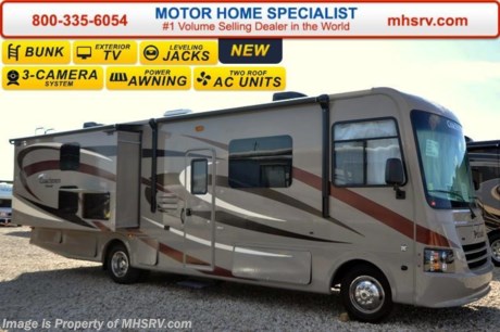 /TX 6-30-15 &lt;a href=&quot;http://www.mhsrv.com/coachmen-rv/&quot;&gt;&lt;img src=&quot;http://www.mhsrv.com/images/sold-coachmen.jpg&quot; width=&quot;383&quot; height=&quot;141&quot; border=&quot;0&quot;/&gt;&lt;/a&gt;
Family Owned &amp; Operated and the #1 Volume Selling Motor Home Dealer in the World as well as the #1 Coachmen Dealer in the World. MSRP $118,279. The All New 2016 Coachmen Pursuit 33BHP. This new Class A bunk house motor home is approximately 33 feet in length  with two slides, a Ford V-10 engine and Ford chassis. Options include the Taupe exterior, bedroom TV, side cameras, frame-less windows, power heated mirrors, valve stem extensions, pleated day/night shades, 5.5KW Onan generator, 50 amp power, 2nd A/C, automatic levelers, exterior entertainment center, bunk TVs and the Travel Easy Roadside Assistance program. Each Pursuit comes standard with a power drop down overhead bunk, ball bearing drawer guides, hardwood cabinet doors, cockpit table, 32&quot; LCD TV with DVD player, mudroom, pantry, pull-out pantry with counter top, power bath vent, skylight, double coach battery, heated holding tank, cruise control, back up monitor, power entrance step, power patio awning, 5,000 lb. towing hitch with 7-way plug, roof ladder and much more.  For additional coach information, brochures, window sticker, videos, photos, Pursuit RV reviews, testimonials as well as additional information about Motor Home Specialist and our manufacturers&#39; please visit us at MHSRV .com or call 800-335-6054. At Motor Home Specialist we DO NOT charge any prep or orientation fees like you will find at other dealerships. All sale prices include a 200 point inspection, interior and exterior wash &amp; detail of vehicle, a thorough coach orientation with an MHSRV technician, an RV Starter&#39;s kit, a night stay in our delivery park featuring landscaped and covered pads with full hook-ups and much more. Free airport shuttle available with purchase for out-of-town buyers. WHY PAY MORE?... WHY SETTLE FOR LESS? 
