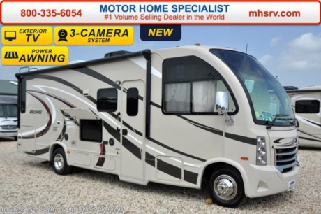 /CA 11-5-15 &lt;a href=&quot;http://www.mhsrv.com/thor-motor-coach/&quot;&gt;&lt;img src=&quot;http://www.mhsrv.com/images/sold-thor.jpg&quot; width=&quot;383&quot; height=&quot;141&quot; border=&quot;0&quot;/&gt;&lt;/a&gt;Family Owned &amp; Operated and the #1 Volume Selling Motor Home Dealer in the World as well as the #1 Thor Motor Coach Dealer in the World.  &lt;iframe width=&quot;400&quot; height=&quot;300&quot; src=&quot;https://www.youtube.com/embed/l1UfqXd9S_4&quot; frameborder=&quot;0&quot; allowfullscreen&gt;&lt;/iframe&gt;  Thor Motor Coach has done it again with the world&#39;s first RUV! (Recreational Utility Vehicle) Check out the all new 2016 Thor Motor Coach Vegas RUV Model 25.1 with Slide-Out Room! MSRP $99,295. The Vegas combines Style, Function, Affordability &amp; Innovation like no other RV available in the industry today! It is powered by a Ford Triton V-10 engine and built on the Ford E-350 Super Duty chassis providing a lower center of gravity and ease of drivability normally found only in a class C RV, but now available in this mini class A motorhome measuring approximately 26 ft. 6 inches. Taking superior drivability even one step further, the Vegas will also feature something normally only found in a high-end luxury diesel pusher motor coach... an Independent Front Suspension system! With a style all its own the Vegas will provide superior handling and fuel economy and appeal to couples &amp; family RVers as well. You will also find another full size power drop down bunk above the cockpit, corner sofa with sleeper, bedroom TV, flip-up countertop, spacious living room and even pass-through exterior storage. Optional equipment includes the HD-Max colored sidewalls and graphics, exterior TV, (2) attic fans, an upgraded 15.0 BTU A/C, heated holding tanks and a second auxiliary battery. You will also be pleased to find a host of feature appointments that include tinted and frameless windows, a power patio awning with LED lights, convection microwave (N/A with oven option), 3 burner cooktop, living room TV, LED ceiling lights, Onan 4000 generator, gas/electric water heater, power and heated mirrors with integrated side-view cameras, back-up camera, 8,000lb. trailer hitch, cabinet doors with designer door fronts and a spacious cockpit design with unparalleled visibility as well as a fold out map/laptop table and an additional cab table that can easily be stored when traveling.  For additional coach information, brochures, window sticker, videos, photos, Vegas reviews, testimonials as well as additional information about Motor Home Specialist and our manufacturers&#39; please visit us at MHSRV .com or call 800-335-6054. At Motor Home Specialist we DO NOT charge any prep or orientation fees like you will find at other dealerships. All sale prices include a 200 point inspection, interior and exterior wash &amp; detail of vehicle, a thorough coach orientation with an MHS technician, an RV Starter&#39;s kit, a night stay in our delivery park featuring landscaped and covered pads with full hook-ups and much more. Free airport shuttle available with purchase for out-of-town buyers. WHY PAY MORE?... WHY SETTLE FOR LESS? 