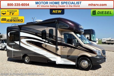 /SOLD - 7/16/15- TX
Family Owned &amp; Operated and the #1 Volume Selling Motor Home Dealer in the World as well as the #1 Thor Motor Coach Dealer in the World. MSRP $128,440. New 2016 Thor Motor Coach Chateau Citation Sprinter Diesel. Model 24St. This RV measures approximately 25ft. 9in. in length &amp; features a slide-out room and 2 beds that can convert to a king size. Optional equipment includes the beautiful full body paint exterior, diesel generator, power vent, 13.5 low profile A/C with heat pump, exterior TV, bedroom TV, leatherette theater seats and second auxiliary battery. The all new 2016 Chateau Citation Sprinter also features a turbo diesel engine, AM/FM/CD, power windows &amp; locks, keyless entry, power vent, back up camera, solid surface kitchen counter, 3-point seatbelts, driver &amp; passenger airbags, heated remote side mirrors, fiberglass running boards, spare tire, hitch, back-up monitor, roof ladder, outside shower, slide-out awning, electric step &amp; much more. For additional coach information, brochures, window sticker, videos, photos, Citation reviews, testimonials as well as additional information about Motor Home Specialist and our manufacturers&#39; please visit us at MHSRV .com or call 800-335-6054. At Motor Home Specialist we DO NOT charge any prep or orientation fees like you will find at other dealerships. All sale prices include a 200 point inspection, interior and exterior wash &amp; detail of vehicle, a thorough coach orientation with an MHS technician, an RV Starter&#39;s kit, a night stay in our delivery park featuring landscaped and covered pads with full hook-ups and much more. Free airport shuttle available with purchase for out-of-town buyers. WHY PAY MORE?... WHY SETTLE FOR LESS? &lt;object width=&quot;400&quot; height=&quot;300&quot;&gt;&lt;param name=&quot;movie&quot; value=&quot;http://www.youtube.com/v/fBpsq4hH-Ws?version=3&amp;amp;hl=en_US&quot;&gt;&lt;/param&gt;&lt;param name=&quot;allowFullScreen&quot; value=&quot;true&quot;&gt;&lt;/param&gt;&lt;param name=&quot;allowscriptaccess&quot; value=&quot;always&quot;&gt;&lt;/param&gt;&lt;embed src=&quot;http://www.youtube.com/v/fBpsq4hH-Ws?version=3&amp;amp;hl=en_US&quot; type=&quot;application/x-shockwave-flash&quot; width=&quot;400&quot; height=&quot;300&quot; allowscriptaccess=&quot;always&quot; allowfullscreen=&quot;true&quot;&gt;&lt;/embed&gt;&lt;/object&gt;