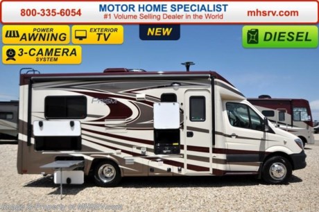 /SOLD 9/28/15 IL
Family Owned &amp; Operated and the #1 Volume Selling Motor Home Dealer in the World as well as the #1 Coachmen Dealer in the World. MSRP $128,318. New 2016 Coachmen Prism B+ Sprinter Diesel. Model 24J. This RV measures approximately 24 feet 10 inches in length with slide-out room.  Optional equipment includes the Banner package featuring a back up camera &amp; monitor, satellite radio, power awning, stainless steel wheel liners, euro style refrigerator, cook top with glass cover, LED lights, exterior entertainment center, woodgrain dash applique, upgraded swivel pilot &amp; passenger seats, power skylight/roof vent, roller bearing drawer glides, rear stabilizers, Travel Easy Roadside Assistance &amp; exterior privacy windshield cover. Additional options include the beautiful full body paint, Alcoa Aluminum rims, upgraded Serta mattress, bedroom TV, diesel generator, upgraded 15,000 BTU A/C with heat pump, side view cameras, exterior camp table and side slide out awning. The Prism&#39;s impressive list of standards include a 3.0L V-6 turbo diesel engine, sunroof with night shade, hardwood cabinet doors, MCD roller shades, coach TV with DVD player, convection microwave, power vent, water heater, heated tanks, exterior shower and much more. For additional coach information, brochure, window sticker, videos, photos, Coachmen customer reviews &amp; testimonials please visit Motor Home Specialist at MHSRV .com or call 800-335-6054. At MHS we DO NOT charge any prep or orientation fees like you will find at other dealerships. All sale prices include a 200 point inspection, interior &amp; exterior wash &amp; detail of vehicle, a thorough coach orientation with an MHS technician, an RV Starter&#39;s kit, a nights stay in our delivery park featuring landscaped and covered pads with full hook-ups and much more. WHY PAY MORE?... WHY SETTLE FOR LESS? &lt;object width=&quot;400&quot; height=&quot;300&quot;&gt;&lt;param name=&quot;movie&quot; value=&quot;http://www.youtube.com/v/fBpsq4hH-Ws?version=3&amp;amp;hl=en_US&quot;&gt;&lt;/param&gt;&lt;param name=&quot;allowFullScreen&quot; value=&quot;true&quot;&gt;&lt;/param&gt;&lt;param name=&quot;allowscriptaccess&quot; value=&quot;always&quot;&gt;&lt;/param&gt;&lt;embed src=&quot;http://www.youtube.com/v/fBpsq4hH-Ws?version=3&amp;amp;hl=en_US&quot; type=&quot;application/x-shockwave-flash&quot; width=&quot;400&quot; height=&quot;300&quot; allowscriptaccess=&quot;always&quot; allowfullscreen=&quot;true&quot;&gt;&lt;/embed&gt;&lt;/object&gt; 