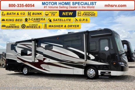 /SOLD - 7/16/15- FL
Family Owned &amp; Operated and the #1 Volume Selling Motor Home Dealer in the World as well as the #1 Coachmen / Sportscoach Dealer in the World. ** Call 800-335-6054 or Visit MHSRV .com for Best Price ** MSRP $274,467. New 2016 Sportscoach Cross Country. Model 404RB with Power Salon Bunks. This Luxury Diesel Pusher RV is truly unique to the industry measuring approximately 41 feet 9 inches in length and featuring (4) slide-out rooms, a spacious bath &amp; 1/2 arrangement, a king size master bed, stack washer and dryer, large 46 inch power lift TV in salon, beautiful tile flooring and backsplashes, Quartz kitchen countertop and sink covers and the industry&#39;s first luxury diesel equipped with a power salon bunk option. This feature makes the 404RB an incredible coach for not only younger families but also grandparents and those who only need additional sleeping occasionally. Optional equipment includes a power door awning, slide-out storage tray, front 39&quot; TV, exterior TV, dual pane windows, 6 way power driver &amp; passenger seats, stackable washer/dryer, mattress upgrade, home theater system with subwoofer, MCD shades throughout, GPS navigation, aluminum wheels, salon drop down bunk, 8KW Onan diesel generator, full width rear rock guard with &quot;Sportscoach&quot; name, Diamond Shield paint protection, double clear coat, in-motion satellite, Select Comfort mattress and Travel Easy Roadside Assistance by Coach-Net. The new Cross Country also features the stainless appliance package which includes a stainless steel residential refrigerator, stainless convection microwave, True-Induction cooktop, 2000 Watt inverter and (4) 6 volt batteries. The 2016 Cross Country diesel also features a powerful 340HP ISB Cummins engine, 6-speed automatic transmission, Freightliner raised rail chassis, 22.5 size radial tires, LCD bedroom TV, automatic coach leveling system and much more. For additional coach information, brochures, window sticker, videos, photos, Cross Country reviews, testimonials as well as additional information about Motor Home Specialist and our manufacturers&#39; please visit us at MHSRV .com or call 800-335-6054. At Motor Home Specialist we DO NOT charge any prep or orientation fees like you will find at other dealerships. All sale prices include a 200 point inspection, interior and exterior wash &amp; detail of vehicle, a thorough coach orientation with an MHS technician, an RV Starter&#39;s kit, a night stay in our delivery park featuring landscaped and covered pads with full hook-ups and much more. Free airport shuttle available with purchase for out-of-town buyers. WHY PAY MORE?... WHY SETTLE FOR LESS?