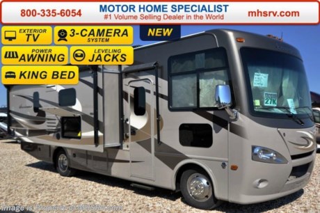 /TX 9-1-15 &lt;a href=&quot;http://www.mhsrv.com/thor-motor-coach/&quot;&gt;&lt;img src=&quot;http://www.mhsrv.com/images/sold-thor.jpg&quot; width=&quot;383&quot; height=&quot;141&quot; border=&quot;0&quot;/&gt;&lt;/a&gt;
World&#39;s RV Show Sale Priced Now Through Sept 12, 2015. Call 800-335-6054 for Details. Family Owned &amp; Operated and the #1 Volume Selling Motor Home Dealer in the World as well as the #1 Thor Motor Coach Dealer in the World.  &lt;object width=&quot;400&quot; height=&quot;300&quot;&gt;&lt;param name=&quot;movie&quot; value=&quot;//www.youtube.com/v/VZXdH99Xe00?hl=en_US&amp;amp;version=3&quot;&gt;&lt;/param&gt;&lt;param name=&quot;allowFullScreen&quot; value=&quot;true&quot;&gt;&lt;/param&gt;&lt;param name=&quot;allowscriptaccess&quot; value=&quot;always&quot;&gt;&lt;/param&gt;&lt;embed src=&quot;//www.youtube.com/v/VZXdH99Xe00?hl=en_US&amp;amp;version=3&quot; type=&quot;application/x-shockwave-flash&quot; width=&quot;400&quot; height=&quot;300&quot; allowscriptaccess=&quot;always&quot; allowfullscreen=&quot;true&quot;&gt;&lt;/embed&gt;&lt;/object&gt; 
MSRP $121,150. New 2016 Thor Motor Coach Hurricane: 27K Model. 2016 Hurricanes include a new basement structure with heated and enclosed underbelly &amp; larger exterior storage boxes, black tank flush, upgraded mattress in overhead bunk, new LED ceiling lighting, updated dinette styling and residential linoleum. This Class A RV measures approximately 28 feet 9 inches in length &amp; features a passenger side full wall slide, L-shape sofa with free standing dinette, king size bed and a power drop-down Hide-Away overhead bunk. Optional equipment includes the beautiful partial paint with HD-Max high gloss exterior, bedroom TV, 12V attic Fan, upgraded 15.0 BTU A/C, second auxiliary battery and an exterior entertainment center with 32&quot; TV. The all new Thor Motor Coach Hurricane RV also features a Ford chassis with Triton V-10 Ford engine, automatic hydraulic leveling jacks, large LCD TV, tinted one piece windshield, frameless windows, power patio awning with LED lighting, night shades, kitchen backsplash, refrigerator, microwave and much more. For additional coach information, brochures, window sticker, videos, photos, Hurricane reviews, testimonials as well as additional information about Motor Home Specialist and our manufacturers&#39; please visit us at MHSRV .com or call 800-335-6054. At Motor Home Specialist we DO NOT charge any prep or orientation fees like you will find at other dealerships. All sale prices include a 200 point inspection, interior and exterior wash &amp; detail of vehicle, a thorough coach orientation with an MHS technician, an RV Starter&#39;s kit, a night stay in our delivery park featuring landscaped and covered pads with full hook-ups and much more. Free airport shuttle available with purchase for out-of-town buyers. WHY PAY MORE?... WHY SETTLE FOR LESS? 