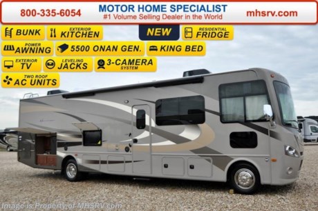 /TX Family Owned &amp; Operated and the #1 Volume Selling Motor Home Dealer in the World as well as the #1 Thor Motor Coach Dealer in the World.  &lt;object width=&quot;400&quot; height=&quot;300&quot;&gt;&lt;param name=&quot;movie&quot; value=&quot;//www.youtube.com/v/VZXdH99Xe00?hl=en_US&amp;amp;version=3&quot;&gt;&lt;/param&gt;&lt;param name=&quot;allowFullScreen&quot; value=&quot;true&quot;&gt;&lt;/param&gt;&lt;param name=&quot;allowscriptaccess&quot; value=&quot;always&quot;&gt;&lt;/param&gt;&lt;embed src=&quot;//www.youtube.com/v/VZXdH99Xe00?hl=en_US&amp;amp;version=3&quot; type=&quot;application/x-shockwave-flash&quot; width=&quot;400&quot; height=&quot;300&quot; allowscriptaccess=&quot;always&quot; allowfullscreen=&quot;true&quot;&gt;&lt;/embed&gt;&lt;/object&gt; 
MSRP $138,969. New 2016 Thor Motor Coach Hurricane: 34J Model. The 2016 Hurricanes include a new basement structure with heated and enclosed underbelly &amp; larger exterior storage boxes, black tank flush, upgraded mattress in overhead bunk, new LED ceiling lighting, updated dinette styling and residential linoleum. This Class A RV measures approximately 35 feet 5 inches in length &amp; features a full wall slide, king size bed, power drop-down Hide-Away overhead bunk and bunk beds which convert to sofa, large wardrobe closet or even space for storage or a kennel. Optional equipment includes the beautiful partial paint HD-Max high gloss exterior, bedroom TV, 12V attic Fan and an exterior entertainment center with 32&quot; TV. The all new Thor Motor Coach Hurricane RV also features a Ford chassis with Triton V-10 Ford engine, automatic hydraulic leveling jacks, large LED TV, tinted one piece windshield, frameless windows, power patio awning with LED lighting, night shades, kitchen backsplash, refrigerator, microwave and much more. For additional coach information, brochures, window sticker, videos, photos, Hurricane reviews, testimonials as well as additional information about Motor Home Specialist and our manufacturers&#39; please visit us at MHSRV .com or call 800-335-6054. At Motor Home Specialist we DO NOT charge any prep or orientation fees like you will find at other dealerships. All sale prices include a 200 point inspection, interior and exterior wash &amp; detail of vehicle, a thorough coach orientation with an MHS technician, an RV Starter&#39;s kit, a night stay in our delivery park featuring landscaped and covered pads with full hook-ups and much more. Free airport shuttle available with purchase for out-of-town buyers. WHY PAY MORE?... WHY SETTLE FOR LESS? 