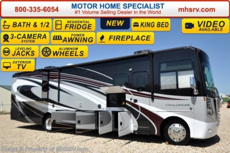/TX 6-4-15 &lt;a href=&quot;http://www.mhsrv.com/thor-motor-coach/&quot;&gt;&lt;img src=&quot;http://www.mhsrv.com/images/sold-thor.jpg&quot; width=&quot;383&quot; height=&quot;141&quot; border=&quot;0&quot;/&gt;&lt;/a&gt;
#1 Volume Selling Motor Home Dealer &amp; Thor Motor Coach Dealer in the World.  &lt;object width=&quot;400&quot; height=&quot;300&quot;&gt;&lt;param name=&quot;movie&quot; value=&quot;//www.youtube.com/v/bN591K_alkM?hl=en_US&amp;amp;version=3&quot;&gt;&lt;/param&gt;&lt;param name=&quot;allowFullScreen&quot; value=&quot;true&quot;&gt;&lt;/param&gt;&lt;param name=&quot;allowscriptaccess&quot; value=&quot;always&quot;&gt;&lt;/param&gt;&lt;embed src=&quot;//www.youtube.com/v/bN591K_alkM?hl=en_US&amp;amp;version=3&quot; type=&quot;application/x-shockwave-flash&quot; width=&quot;400&quot; height=&quot;300&quot; allowscriptaccess=&quot;always&quot; allowfullscreen=&quot;true&quot;&gt;&lt;/embed&gt;&lt;/object&gt;  MSRP $176,806. This luxury bath &amp; 1/2 model RV measures approximately 38 feet 1 inch in length and features (2) slide-out rooms, king size bed, Dream Dinette, sofa with sleeper, fireplace, a 40&quot; LCD TV with sound bar, frameless windows, Flex-steel driver and passenger&#39;s chairs, detachable shore cord, 100 gallon fresh water tank, exterior speakers, LED lighting, beautiful decor, residential refrigerator, 1800 Watt inverter and bedroom TV. Optional equipment includes the beautiful full body paint exterior, frameless dual pane windows and a 3-burner range with oven. The all new 2016 Thor Motor Coach Challenger also features one of the most impressive lists of standard equipment in the RV industry including a Ford Triton V-10 engine, 5-speed automatic transmission, 22-Series ford chassis with aluminum wheels, fully automatic hydraulic leveling system, electric overhead Hide-Away Bunk, electric patio awning with LED lighting, side hinged baggage doors, exterior entertainment package, iPod docking station, DVD, LCD TVs, day/night shades, solid surface kitchen counter, dual roof A/C units, 5500 Onan generator, gas/electric water heater, heated and enclosed holding tanks and the RAPID CAMP remote system. Rapid Camp allows you to operate your slide-out room, generator, leveling jacks when applicable, power awning, selective lighting and more all from a touchscreen remote control. A few new features for 2016 include your choice of two beautiful high gloss glazed wood packages, 22 cf. residential refrigerator, roller shades in the cab area, 32 inch TVs in the bedroom, new solid surface kitchen counter and much more. For additional information, brochures, and videos please visit Motor Home Specialist at MHSRV .com or Call 800-335-6054. At Motor Home Specialist we DO NOT charge any prep or orientation fees like you will find at other dealerships. All sale prices include a 200 point inspection, interior and exterior wash &amp; detail of vehicle, a thorough coach orientation with an MHSRV technician, an RV Starter&#39;s kit, a night stay in our delivery park featuring landscaped and covered pads with full hook-ups and much more. Free airport shuttle available with purchase for out-of-town buyers. Read From THOUSANDS of Testimonials at MHSRV .com and See What They Had to Say About Their Experience at Motor Home Specialist. WHY PAY MORE?...... WHY SETTLE FOR LESS?  &lt;object width=&quot;400&quot; height=&quot;300&quot;&gt;&lt;param name=&quot;movie&quot; value=&quot;//www.youtube.com/v/VZXdH99Xe00?hl=en_US&amp;amp;version=3&quot;&gt;&lt;/param&gt;&lt;param name=&quot;allowFullScreen&quot; value=&quot;true&quot;&gt;&lt;/param&gt;&lt;param name=&quot;allowscriptaccess&quot; value=&quot;always&quot;&gt;&lt;/param&gt;&lt;embed src=&quot;//www.youtube.com/v/VZXdH99Xe00?hl=en_US&amp;amp;version=3&quot; type=&quot;application/x-shockwave-flash&quot; width=&quot;400&quot; height=&quot;300&quot; allowscriptaccess=&quot;always&quot; allowfullscreen=&quot;true&quot;&gt;&lt;/embed&gt;&lt;/object&gt;