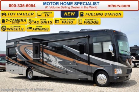 /MD 11-5-15 &lt;a href=&quot;http://www.mhsrv.com/thor-motor-coach/&quot;&gt;&lt;img src=&quot;http://www.mhsrv.com/images/sold-thor.jpg&quot; width=&quot;383&quot; height=&quot;141&quot; border=&quot;0&quot;/&gt;&lt;/a&gt;
Family Owned &amp; Operated and the #1 Volume Selling Motor Home Dealer in the World as well as the #1 Thor Motor Coach Dealer in the World. &lt;object width=&quot;400&quot; height=&quot;300&quot;&gt;&lt;param name=&quot;movie&quot; value=&quot;http://www.youtube.com/v/fBpsq4hH-Ws?version=3&amp;amp;hl=en_US&quot;&gt;&lt;/param&gt;&lt;param name=&quot;allowFullScreen&quot; value=&quot;true&quot;&gt;&lt;/param&gt;&lt;param name=&quot;allowscriptaccess&quot; value=&quot;always&quot;&gt;&lt;/param&gt;&lt;embed src=&quot;http://www.youtube.com/v/fBpsq4hH-Ws?version=3&amp;amp;hl=en_US&quot; type=&quot;application/x-shockwave-flash&quot; width=&quot;400&quot; height=&quot;300&quot; allowscriptaccess=&quot;always&quot; allowfullscreen=&quot;true&quot;&gt;&lt;/embed&gt;&lt;/object&gt;
MSRP $184,186. New 2016 Thor Motor Coach Outlaw Toy Hauler. Model 37RB with 2 slide-out rooms, Ford 26-Series chassis with Triton V-10 engine, frameless windows, high polished aluminum wheels, residential refrigerator, electric rear patio awning, roller shades on the driver &amp; passenger windows, as well as drop down ramp door with spring assist &amp; railing for patio use. This unit measures approximately 38 feet 6 inches in length. Options include the beautiful full body exterior, 2 opposing leatherette sofas in the garage and frameless dual pane windows. The Outlaw toy hauler RV has an incredible list of standard features for 2016 including beautiful wood &amp; interior decor packages, LCD TVs including an exterior entertainment center, large living room LCD TV and LCD TV in the lower bedroom. You will also find (3) A/C units, Bluetooth enable coach radio system with exterior speakers, power patio awing with integrated LED lighting, dual side entrance doors, fueling station, 1-piece windshield, a 5500 Onan generator, 3 camera monitoring system, automatic leveling system, Soft Touch leather furniture, leatherette booth day/night shades and much more. For additional coach information, brochures, window sticker, videos, photos, Outlaw reviews, testimonials as well as additional information about Motor Home Specialist and our manufacturers&#39; please visit us at MHSRV .com or call 800-335-6054. At Motor Home Specialist we DO NOT charge any prep or orientation fees like you will find at other dealerships. All sale prices include a 200 point inspection, interior and exterior wash &amp; detail of vehicle, a thorough coach orientation with an MHS technician, an RV Starter&#39;s kit, a night stay in our delivery park featuring landscaped and covered pads with full hookups and much more. Free airport shuttle available with purchase for out-of-town buyers. WHY PAY MORE?... WHY SETTLE FOR LESS?  
