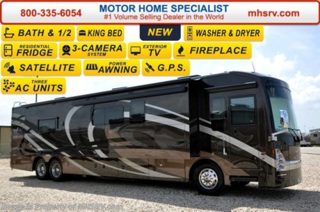 /MT 11-24-15 &lt;a href=&quot;http://www.mhsrv.com/thor-motor-coach/&quot;&gt;&lt;img src=&quot;http://www.mhsrv.com/images/sold-thor.jpg&quot; width=&quot;383&quot; height=&quot;141&quot; border=&quot;0&quot;/&gt;&lt;/a&gt;
Receive a $5,000 VISA Gift Card with purchase from Motor Home Specialist while supplies last. #1 Volume Selling Motor Home Dealer &amp; Thor Motor Coach Dealer in the World. &lt;iframe width=&quot;400&quot; height=&quot;300&quot; src=&quot;https://www.youtube.com/embed/Ilk0g_68yaQ&quot; frameborder=&quot;0&quot; allowfullscreen&gt;&lt;/iframe&gt;
MSRP $415,425.  New 2016 Thor Motor Coach Tuscany with 3 slides including a full wall slide: Model 45AT (Bath &amp; 1/2) - This luxury diesel motor home measures approximately 44 feet 11 inches in length and is highlighted by a passenger side full wall slide-out room, 60 inch LED TV, fireplace, king bed, diesel fired Aqua Hot, stackable washer/dryer, residential refrigerator, dishwasher drawer, exterior entertainment center, 450 HP Cummins diesel engine, Freightliner tag axle chassis with IFS (Independent Front Suspension), Allison 6-speed automatic transmission, high polished aluminum wheels, (2) stage Jacobs brake, dual fuel fills, full length stainless stone guard, fully automatic (4) point leveling system &amp; much more. Options include the beautiful full body paint exterior and a cockpit overhead TV. For additional coach information, brochures, window sticker, videos, photos, Tuscany reviews &amp; testimonials as well as additional information about Motor Home Specialist and our manufacturers please visit us at MHSRV .com or call 800-335-6054. At Motor Home Specialist we DO NOT charge any prep or orientation fees like you will find at other dealerships. All sale prices include a 200 point inspection, interior &amp; exterior wash &amp; detail of vehicle, a thorough coach orientation with an MHS technician, an RV Starter&#39;s kit, a nights stay in our delivery park featuring landscaped and covered pads with full hook-ups and much more. WHY PAY MORE?... WHY SETTLE FOR LESS?