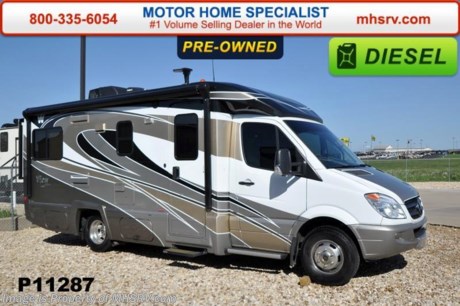 /TX 5-21-15 &lt;a href=&quot;http://www.mhsrv.com/winnebago-rvs/&quot;&gt;&lt;img src=&quot;http://www.mhsrv.com/images/sold-winnebago.jpg&quot; width=&quot;383&quot; height=&quot;141&quot; border=&quot;0&quot;/&gt;&lt;/a&gt;
Used Winnebago RV for Sale- 2012 Winnebago View Profile 
24G with 2 slides and 19,228 miles. This RV is approximately 24 feet in length with a Mercedes diesel engine, Sprinter chassis, power windows, 3.2KW Onan generator with 152 hours, power patio awning, slide-out room toppers, gas/electric water heater, aluminum wheels, clear front paint mask, tank heater, exterior shower, back up camera, exterior speakers, surround sound system, sofa with sleeper, convection microwave, all in 1 bath, ducted A/C, leather sofa with sleeper, 5K lb. hitch, 2 LCD TVs and much more.  For additional information and photos please visit Motor Home Specialist at www.MHSRV .com or call 800-335-6054.