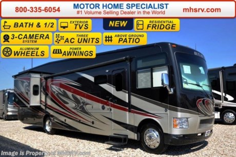 /KS &lt;a href=&quot;http://www.mhsrv.com/thor-motor-coach/&quot;&gt;&lt;img src=&quot;http://www.mhsrv.com/images/sold-thor.jpg&quot; width=&quot;383&quot; height=&quot;141&quot; border=&quot;0&quot;/&gt;&lt;/a&gt;
&lt;object width=&quot;400&quot; height=&quot;300&quot;&gt;&lt;param name=&quot;movie&quot; value=&quot;http://www.youtube.com/v/fBpsq4hH-Ws?version=3&amp;amp;hl=en_US&quot;&gt;&lt;/param&gt;&lt;param name=&quot;allowFullScreen&quot; value=&quot;true&quot;&gt;&lt;/param&gt;&lt;param name=&quot;allowscriptaccess&quot; value=&quot;always&quot;&gt;&lt;/param&gt;&lt;embed src=&quot;http://www.youtube.com/v/fBpsq4hH-Ws?version=3&amp;amp;hl=en_US&quot; type=&quot;application/x-shockwave-flash&quot; width=&quot;400&quot; height=&quot;300&quot; allowscriptaccess=&quot;always&quot; allowfullscreen=&quot;true&quot;&gt;&lt;/embed&gt;&lt;/object&gt; MSRP $191,506. The all new 2016 Bath &amp; 1/2 Outlaw 38RE Residence Edition is unlike any other class A motor home on the market today. From it&#39;s unmistakable vaulted living room and galley ceilings that provide an approximate 8&#39; shower height to it&#39;s almost 9&#39; Cathedral style bedroom ceiling with drop down ceiling fan! The master bedroom is further highlighted by an elevated window with power shade at the foot of the king size bed creating the only &quot;Starlight&quot; window in the industry. The ceilings, however, are just a small part of what makes the Outlaw Residence Edition such an amazing motor home. You can walk through the master bedroom and rear half bath out onto the only above ground patio deck on a class A motor home floor plan available today. The patio is also head and shoulders above the norm featuring a massive 50&quot; LED TV, Bluetooth&#174; sound bar, sink, gas grill, exterior refrigerator, rear patio awning and even a set of rear steps for access to and from the patio without having to walk through the motor home! All of the exterior kitchen and entertainment amenities are easily secured by the 38RE&#39;s roll down metal storage door with lock. Options include the beautiful full body paint, dual pane windows and an electric fireplace with remote control. The 38RE also features an electric side &amp; rear patio awnings and second exterior LED TV. But the unique and residential features don&#39;t stop there. You will also find perhaps the largest booth/sleeper in the industry with a 48&quot; x 84&quot; sleeping area, a hide-a-bed sofa with sleeper, a power drop-down cabover bunk, a side-by-side residential refrigerator, a huge pantry, pre-plumbing for either a stack or combo washer/dryer and a large 40&quot; LED living room TV with easy viewing even when the slide-out rooms are in. The 38RE rides on the industry leading Ford 26,000lb chassis w/8,000lb. hitch, has beautiful high polished aluminum wheels, full body exterior paint and an unbelievable 158 cu. ft. of exterior storage and 150 gallons of fresh water tank capacity for extended tail-gating and dry-camping capabilities! You will also find, not only, two roof A/C units, but a third wall mount A/C unit in bedroom, swivel front seats with extra table, frameless windows, 3-camera monitoring system, LED ceiling lighting, solid surface kitchen counter &amp; table, Denver Mattress&#174;, LED TV in master bedroom, HDMI video distribution, power charging center, an 1800 watt inverter, Rapid Camp™ wireless coach control system and much more! For additional Outlaw information, brochures, window sticker, videos, photos, reviews, testimonials as well as additional information about Motor Home Specialist and our manufacturers&#39; please visit us at MHSRV .com or call 800-335-6054. At Motor Home Specialist we DO NOT charge any prep or orientation fees like you will find at other dealerships. All sale prices include a 200 point inspection, interior and exterior wash &amp; detail of vehicle, a thorough coach orientation with an MHS technician, an RV Starter&#39;s kit, a night stay in our delivery park featuring landscaped and covered pads with full hookups and much more. Free airport shuttle available with purchase for out-of-town buyers. WHY PAY MORE?... WHY SETTLE FOR LESS?  