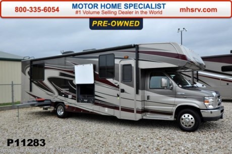 /AZ 5/5/15 &lt;a href=&quot;http://www.mhsrv.com/coachmen-rv/&quot;&gt;&lt;img src=&quot;http://www.mhsrv.com/images/sold-coachmen.jpg&quot; width=&quot;383&quot; height=&quot;141&quot; border=&quot;0&quot;/&gt;&lt;/a&gt;
Used 2015 Coachmen Leprechaun Model 319DSF measures approximately 32 feet 11 inches in length with, tinted windows, fiberglass counter tops, rear ladder, child safety net and ladder, back up camera &amp; monitor, power awning, 5,000 lb. hitch &amp; wire, slide-out awnings, glass shower door, 4KW Onan generator, night shades, roller bearing drawer glides, beautiful full body paint, automatic hydraulic leveling jacks, aluminum rims, LCD TV on power lift, exterior entertainment center, dual coach batteries, air assist suspension, gas/electric water heater, tank heaters, side view cameras, rear ladder, heated exterior mirrors w/remote, exterior camp kitchen, electric fireplace, 15,000 BTU A/C with heat pump, swivel driver and passenger seats, exterior windshield cover and much more. For additional information and photos please visit Motor Home Specialist at www.MHSRV .com or call 800-335-6054.