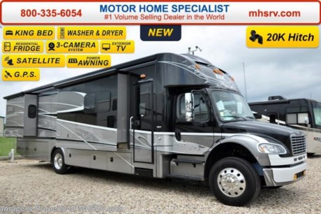 /TX &lt;a href=&quot;http://www.mhsrv.com/other-rvs-for-sale/dynamax-rv/&quot;&gt;&lt;img src=&quot;http://www.mhsrv.com/images/sold-dynamax.jpg&quot; width=&quot;383&quot; height=&quot;141&quot; border=&quot;0&quot;/&gt;&lt;/a&gt;
Family Owned &amp; Operated and the #1 Volume Selling Motor Home Dealer in the World as well as the #1 Dynamax DX3 Dealer in the World.  &lt;object width=&quot;400&quot; height=&quot;300&quot;&gt;&lt;param name=&quot;movie&quot; value=&quot;http://www.youtube.com/v/fBpsq4hH-Ws?version=3&amp;amp;hl=en_US&quot;&gt;&lt;/param&gt;&lt;param name=&quot;allowFullScreen&quot; value=&quot;true&quot;&gt;&lt;/param&gt;&lt;param name=&quot;allowscriptaccess&quot; value=&quot;always&quot;&gt;&lt;/param&gt;&lt;embed src=&quot;http://www.youtube.com/v/fBpsq4hH-Ws?version=3&amp;amp;hl=en_US&quot; type=&quot;application/x-shockwave-flash&quot; width=&quot;400&quot; height=&quot;300&quot; allowscriptaccess=&quot;always&quot; allowfullscreen=&quot;true&quot;&gt;&lt;/embed&gt;&lt;/object&gt;
MSRP $309,267. 2016 DynaMax DX3 model 37TS with 3 slides. Perhaps the most luxurious yet affordable Super C motor home on the market! New features for 2016 include the exclusive D-Max design which maximizes structural integrity &amp; stability, Blistein oversized shock absorbers, newly designed aerodynamic fiberglass front &amp; rear caps, vacuum-Laminated 2&quot; insulated floor, one-piece fiberglass roof, Roto-Formed ribbed storage compartments, side-hinged aluminum compartment doors with paddle latches, integrated Carefree Mirage roof-mounted awnings with LED lighting, heavy duty electric triple series 25 entry step, clear vision frameless windows, Aqua-Hot Hydronic System, Sani-Con emptying system with macerating pump, luxurious porcelain tile flooring, decorative crown molding, MCD day/night shades, solid surface countertops, king size Serta Euro top foam mattress, dual 18,000 BTU A/Cs with heat pumps, 8KW Onan diesel generator, 3,000 watt inverter with low voltage automatic start and 2 upgraded 4D AGM house batteries. This Model 37TS is powered by the upgraded 9.0L Cummins 350HP diesel engine with 1,000 lbs. of torque &amp; massive 33,000 lb. Freightliner M-2 chassis with 20,000 lb. hitch and 4 point fully automatic hydraulic leveling jacks. Options include the Grey Stone full body exterior 4-Color package, Smokey Topaz interior and a stackable washer dryer. The DX3 also features a Early American Cherry wood package, an exterior LCD TV &amp; entertainment center, Jacobs C-Brake with low/off/high dash switch, Allison transmission, air brakes with 4 wheel ABS, twin 50 gallon aluminum fuel tanks, electric power windows, remote keyless pad at entry door, 40 inch LCD TV in the living area, Blue-Ray home theater system, In-Motion satellite, flush mounted LED ceiling lights, convection microwave, residential refrigerator, touch screen premium AM/FM/CD/DVD radio, GPS with color monitor, color back-up camera and two color side view cameras.  For additional coach information, brochures, window sticker, videos, photos, DX3 reviews &amp; testimonials as well as additional information about Motor Home Specialist and our manufacturers please visit us at MHSRV .com or call 800-335-6054. At Motor Home Specialist we DO NOT charge any prep or orientation fees like you will find at other dealerships. All sale prices include a 200 point inspection, interior &amp; exterior wash &amp; detail of vehicle, a thorough coach orientation with an MHS technician, an RV Starter&#39;s kit, a nights stay in our delivery park featuring landscaped and covered pads with full hook-ups and much more. WHY PAY MORE?... WHY SETTLE FOR LESS?