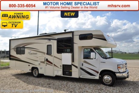 /TX 12/31/15 &lt;a href=&quot;http://www.mhsrv.com/coachmen-rv/&quot;&gt;&lt;img src=&quot;http://www.mhsrv.com/images/sold-coachmen.jpg&quot; width=&quot;383&quot; height=&quot;141&quot; border=&quot;0&quot;/&gt;&lt;/a&gt;
Family Owned &amp; Operated and the #1 Volume Selling Motor Home Dealer in the World as well as the #1 Coachmen Dealer in the World. &lt;object width=&quot;400&quot; height=&quot;300&quot;&gt;&lt;param name=&quot;movie&quot; value=&quot;http://www.youtube.com/v/fBpsq4hH-Ws?version=3&amp;amp;hl=en_US&quot;&gt;&lt;/param&gt;&lt;param name=&quot;allowFullScreen&quot; value=&quot;true&quot;&gt;&lt;/param&gt;&lt;param name=&quot;allowscriptaccess&quot; value=&quot;always&quot;&gt;&lt;/param&gt;&lt;embed src=&quot;http://www.youtube.com/v/fBpsq4hH-Ws?version=3&amp;amp;hl=en_US&quot; type=&quot;application/x-shockwave-flash&quot; width=&quot;400&quot; height=&quot;300&quot; allowscriptaccess=&quot;always&quot; allowfullscreen=&quot;true&quot;&gt;&lt;/embed&gt;&lt;/object&gt;  
MSRP $80,687. New 2016 Coachmen Freelander Model 27QBF. This Class C RV measures approximately 29 feet 6 inches in length and features a sofa, dinette &amp; plenty of sleeping area. This beautiful class C RV includes Coachmen&#39;s Lead Dog Package featuring tinted windows, 3 burner range with oven, stainless steel wheel inserts, back-up camera, power awning, LED exterior &amp; interior lighting, solar ready, rear ladder, 50 gallon freshwater tank, slide-out awnings (when applicable), 5,000 lb. hitch &amp; wire, glass door shower, Onan generator, 80&quot; long bed, roller bearing drawer glides, Azdel Composite sidewall, Thermo-foil counter-tops and Travel easy roadside assistance.  Additional options include the beautiful Platinum wood color, exterior privacy windshield cover, spare tire, heated tanks, child safety net &amp; ladder, cockpit table, 15,000 BTU A/C with heat pump, exterior entertainment center and a LCD TV/DVD player. The Coachmen Freelander 27QBF also features a Ford E-350 chassis, a 55 gallon fuel tank and much more.  For additional coach information, brochures, window sticker, videos, photos, Freelander reviews, testimonials as well as additional information about Motor Home Specialist and our manufacturers&#39; please visit us at MHSRV .com or call 800-335-6054. At Motor Home Specialist we DO NOT charge any prep or orientation fees like you will find at other dealerships. All sale prices include a 200 point inspection, interior and exterior wash &amp; detail of vehicle, a thorough coach orientation with an MHS technician, an RV Starter&#39;s kit, a night stay in our delivery park featuring landscaped and covered pads with full hook-ups and much more. Free airport shuttle available with purchase for out-of-town buyers. WHY PAY MORE?... WHY SETTLE FOR LESS?  