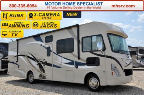 /TX 6-30-15 &lt;a href=&quot;http://www.mhsrv.com/thor-motor-coach/&quot;&gt;&lt;img src=&quot;http://www.mhsrv.com/images/sold-thor.jpg&quot; width=&quot;383&quot; height=&quot;141&quot; border=&quot;0&quot;/&gt;&lt;/a&gt;
Family Owned &amp; Operated and the #1 Volume Selling Motor Home Dealer in the World as well as the #1 Thor Motor Coach Dealer in the World.
&lt;object width=&quot;400&quot; height=&quot;300&quot;&gt;&lt;param name=&quot;movie&quot; value=&quot;http://www.youtube.com/v/fBpsq4hH-Ws?version=3&amp;amp;hl=en_US&quot;&gt;&lt;/param&gt;&lt;param name=&quot;allowFullScreen&quot; value=&quot;true&quot;&gt;&lt;/param&gt;&lt;param name=&quot;allowscriptaccess&quot; value=&quot;always&quot;&gt;&lt;/param&gt;&lt;embed src=&quot;http://www.youtube.com/v/fBpsq4hH-Ws?version=3&amp;amp;hl=en_US&quot; type=&quot;application/x-shockwave-flash&quot; width=&quot;400&quot; height=&quot;300&quot; allowscriptaccess=&quot;always&quot; allowfullscreen=&quot;true&quot;&gt;&lt;/embed&gt;&lt;/object&gt; MSRP $113,208. New 2016 Thor Motor Coach A.C.E. Model EVO 30.2. The A.C.E. is the class A &amp; C Evolution. It Combines many of the most popular features of a class A motor home and a class C motor home to make something truly unique to the RV industry. This unit measures approximately 31 feet 4 inches in length featuring a full wall driver&#39;s side slide and bunk beds. Optional equipment includes beautiful HD-Max exterior, bedroom TV/DVD combo, (2) 12V attic fans, upgraded 15.0 BTU A/C and a second auxiliary battery. The A.C.E. also features a Ford Triton V-10 engine, frameless windows, power charging station, drop down overhead bunk, power side mirrors with integrated side view cameras, hydraulic leveling jacks, a mud-room, roof ladder, 4000 Onan Micro-Quiet generator, electric patio awning with integrated LED lights, AM/FM/CD, reclining swivel leatherette captain&#39;s chairs, stainless steel wheel liners, hitch, systems control center, valve stem extenders, refrigerator, microwave, water heater, one-piece windshield with &quot;20/20 vision&quot; front cap that helps eliminate heat and sunlight from getting into the drivers vision, floor level cockpit window for better visibility while turning, a &quot;below floor&quot; furnace and water heater helping keep the noise to an absolute minimum and the exhaust away from the kids and pets, cockpit mirrors, slide-out workstation in the dash and much more.  For additional coach information, brochures, window sticker, videos, photos, A.C.E. reviews &amp; testimonials as well as additional information about Motor Home Specialist and our manufacturers please visit us at MHSRV .com or call 800-335-6054. At Motor Home Specialist we DO NOT charge any prep or orientation fees like you will find at other dealerships. All sale prices include a 200 point inspection, interior &amp; exterior wash &amp; detail of vehicle, a thorough coach orientation with an MHS technician, an RV Starter&#39;s kit, a nights stay in our delivery park featuring landscaped and covered pads with full hook-ups and much more. WHY PAY MORE?... WHY SETTLE FOR LESS?