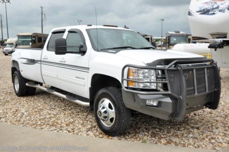 /SOLD - 7/16/15- TX
2014 Silverado 3500 4WD crew cab LTZ.Duramax 6.6L v8 turbo diesel with 6 speed automatic LTZ plus package.Cashmere leather interior all power locks windows,power rear window,dual climate ac,Bose premium stereo with touch screen. Thunderstruck front bumper with built on brush guard.40 gallon extra fuel tank, navigation,dvd,cd,heated and cooled seats rear vision camera system,4x4,bluetooth,rhino liner ,fifth wheel trailer hitch,decal kit.super hard loaded.like new in every way clean carfax, no paint no pick,for additional information and photos please visit Motor Home Specialist at www.MHSRV .com or call 1 800 335-6054