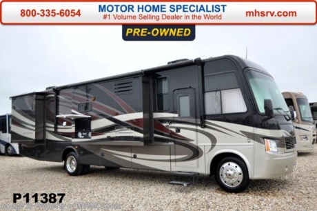 /TX 6-30-15 &lt;a href=&quot;http://www.mhsrv.com/thor-motor-coach/&quot;&gt;&lt;img src=&quot;http://www.mhsrv.com/images/sold-thor.jpg&quot; width=&quot;383&quot; height=&quot;141&quot; border=&quot;0&quot;/&gt;&lt;/a&gt;
Used Thor Motor Coach RV for Sale- 2013 Thor Motor Coach Challenger 37DT with 3 slides and 43,125 miles. This RV is approximately 37 feet in length with a Ford V10 engine, Ford chassis, power mirrors with heat, power privacy shades, 5.5KW Onan generator with 541 hours, power patio awning, slide-out room toppers, gas/electric water heater, pass-thru storage with side swing baggage doors, aluminum wheels, water filtration system, 5K lb. hitch, exterior shower, automatic leveling system, 3 camera monitoring systems, exterior entertainment center, inverter, sofa with sleeper, booth converts to sleeper, day/night shades, convection microwave, solid surface counter, 4 door refrigerator, washer/dryer combo, 2 ducted roof A/Cs, 3 LCD TVs and much more. For additional information and photos please visit Motor Home Specialist at www.MHSRV .com or call 800-335-6054.