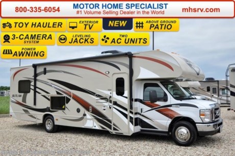 /OR 6-30-15 &lt;a href=&quot;http://www.mhsrv.com/thor-motor-coach/&quot;&gt;&lt;img src=&quot;http://www.mhsrv.com/images/sold-thor.jpg&quot; width=&quot;383&quot; height=&quot;141&quot; border=&quot;0&quot;/&gt;&lt;/a&gt;
Family Owned &amp; Operated and the #1 Volume Selling Motor Home Dealer in the World as well as the #1 Thor Motor Coach Dealer in the World.  &lt;object width=&quot;400&quot; height=&quot;300&quot;&gt;&lt;param name=&quot;movie&quot; value=&quot;http://www.youtube.com/v/fBpsq4hH-Ws?version=3&amp;amp;hl=en_US&quot;&gt;&lt;/param&gt;&lt;param name=&quot;allowFullScreen&quot; value=&quot;true&quot;&gt;&lt;/param&gt;&lt;param name=&quot;allowscriptaccess&quot; value=&quot;always&quot;&gt;&lt;/param&gt;&lt;embed src=&quot;http://www.youtube.com/v/fBpsq4hH-Ws?version=3&amp;amp;hl=en_US&quot; type=&quot;application/x-shockwave-flash&quot; width=&quot;400&quot; height=&quot;300&quot; allowscriptaccess=&quot;always&quot; allowfullscreen=&quot;true&quot;&gt;&lt;/embed&gt;&lt;/object&gt;
MSRP $115,863. New 2016 Thor Motor Coach Outlaw Toy Hauler. Model 29H with slide-out, Ford E-450 chassis, 6.8L V-10 engine with 305 HP and 420 lb-ft torque, 8,000K lb. hitch and a garage door that converts to an outside patio deck. This unit measures approximately 30 feet 9 inches in length. Optional equipment includes the beautiful Cold Fusion HD-Max exterior, exterior entertainment center, fully automatic hydraulic leveling jacks, power driver&#39;s seat, holding tanks with heat pads, 12V attic fan in the overhead bunk area, A/C in garage area and 2 fold down leatherette sofas in the garage.  The Outlaw toy hauler RV has an incredible list of standard features including beautiful wood &amp; interior decor packages, large swivel TV with DVD player in the cab over bunk area, power patio awning, exterior shower, heated exterior mirrors, 3 camera monitoring system, valve stem extenders, 3 burner range, convection microwave, flat panel TV in the garage, 4.0 Micro Quiet Onan generator, gas/electric water heater and much more. For additional coach information, brochures, window sticker, videos, photos, Outlaw reviews, testimonials as well as additional information about Motor Home Specialist and our manufacturers&#39; please visit us at MHSRV .com or call 800-335-6054. At Motor Home Specialist we DO NOT charge any prep or orientation fees like you will find at other dealerships. All sale prices include a 200 point inspection, interior and exterior wash &amp; detail of vehicle, a thorough coach orientation with an MHS technician, an RV Starter&#39;s kit, a night stay in our delivery park featuring landscaped and covered pads with full hook-ups and much more. Free airport shuttle available with purchase for out-of-town buyers. WHY PAY MORE?... WHY SETTLE FOR LESS? 