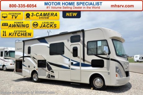 /TX 3/21/16 &lt;a href=&quot;http://www.mhsrv.com/thor-motor-coach/&quot;&gt;&lt;img src=&quot;http://www.mhsrv.com/images/sold-thor.jpg&quot; width=&quot;383&quot; height=&quot;141&quot; border=&quot;0&quot;/&gt;&lt;/a&gt;
  Family Owned &amp; Operated and the #1 Volume Selling Motor Home Dealer in the World as well as the #1 Thor Motor Coach Dealer in the World.
 &lt;object width=&quot;400&quot; height=&quot;300&quot;&gt;&lt;param name=&quot;movie&quot; value=&quot;http://www.youtube.com/v/fBpsq4hH-Ws?version=3&amp;amp;hl=en_US&quot;&gt;&lt;/param&gt;&lt;param name=&quot;allowFullScreen&quot; value=&quot;true&quot;&gt;&lt;/param&gt;&lt;param name=&quot;allowscriptaccess&quot; value=&quot;always&quot;&gt;&lt;/param&gt;&lt;embed src=&quot;http://www.youtube.com/v/fBpsq4hH-Ws?version=3&amp;amp;hl=en_US&quot; type=&quot;application/x-shockwave-flash&quot; width=&quot;400&quot; height=&quot;300&quot; allowscriptaccess=&quot;always&quot; allowfullscreen=&quot;true&quot;&gt;&lt;/embed&gt;&lt;/object&gt; MSRP $112,533. New 2016 Thor Motor Coach A.C.E. Model EVO 29.3. The A.C.E. is the class A &amp; C Evolution. It Combines many of the most popular features of a class A motor home and a class C motor home to make something truly unique to the RV industry. This unit measures approximately 29 feet 7 inches in length featuring a full wall driver&#39;s side slide and an exterior kitchen. Optional equipment includes beautiful HD-Max exterior, bedroom TV/DVD combo, (2) 12V attic fans, upgraded 15.0 BTU A/C, exterior TV and a second auxiliary battery. The A.C.E. also features a Ford Triton V-10 engine, frameless windows, power charging station, drop down overhead bunk, power side mirrors with integrated side view cameras, hydraulic leveling jacks, a mud-room, roof ladder, 4000 Onan Micro-Quiet generator, electric patio awning with integrated LED lights, AM/FM/CD, reclining swivel leatherette captain&#39;s chairs, stainless steel wheel liners, hitch, systems control center, valve stem extenders, refrigerator, microwave, water heater, one-piece windshield with &quot;20/20 vision&quot; front cap that helps eliminate heat and sunlight from getting into the drivers vision, floor level cockpit window for better visibility while turning, a &quot;below floor&quot; furnace and water heater helping keep the noise to an absolute minimum and the exhaust away from the kids and pets, cockpit mirrors, slide-out workstation in the dash and much more.  For additional coach information, brochures, window sticker, videos, photos, A.C.E. reviews &amp; testimonials as well as additional information about Motor Home Specialist and our manufacturers please visit us at MHSRV .com or call 800-335-6054. At Motor Home Specialist we DO NOT charge any prep or orientation fees like you will find at other dealerships. All sale prices include a 200 point inspection, interior &amp; exterior wash &amp; detail of vehicle, a thorough coach orientation with an MHS technician, an RV Starter&#39;s kit, a nights stay in our delivery park featuring landscaped and covered pads with full hook-ups and much more. WHY PAY MORE?... WHY SETTLE FOR LESS?