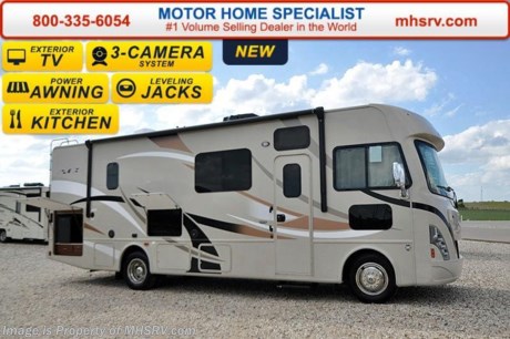 /TX 11-5-15 &lt;a href=&quot;http://www.mhsrv.com/thor-motor-coach/&quot;&gt;&lt;img src=&quot;http://www.mhsrv.com/images/sold-thor.jpg&quot; width=&quot;383&quot; height=&quot;141&quot; border=&quot;0&quot;/&gt;&lt;/a&gt;
Receive a $1,000 VISA Gift Card with purchase from Motor Home Specialist while supplies last. *Family Owned &amp; Operated and the #1 Volume Selling Motor Home Dealer in the World as well as the #1 Thor Motor Coach Dealer in the World.
 &lt;object width=&quot;400&quot; height=&quot;300&quot;&gt;&lt;param name=&quot;movie&quot; value=&quot;http://www.youtube.com/v/fBpsq4hH-Ws?version=3&amp;amp;hl=en_US&quot;&gt;&lt;/param&gt;&lt;param name=&quot;allowFullScreen&quot; value=&quot;true&quot;&gt;&lt;/param&gt;&lt;param name=&quot;allowscriptaccess&quot; value=&quot;always&quot;&gt;&lt;/param&gt;&lt;embed src=&quot;http://www.youtube.com/v/fBpsq4hH-Ws?version=3&amp;amp;hl=en_US&quot; type=&quot;application/x-shockwave-flash&quot; width=&quot;400&quot; height=&quot;300&quot; allowscriptaccess=&quot;always&quot; allowfullscreen=&quot;true&quot;&gt;&lt;/embed&gt;&lt;/object&gt; MSRP $113,538. New 2016 Thor Motor Coach A.C.E. Model EVO 29.3. The A.C.E. is the class A &amp; C Evolution. It Combines many of the most popular features of a class A motor home and a class C motor home to make something truly unique to the RV industry. This unit measures approximately 29 feet 7 inches in length featuring a full wall driver&#39;s side slide and an exterior kitchen. Optional equipment includes beautiful HD-Max exterior, bedroom TV, (2) 12V attic fans, upgraded 15.0 BTU A/C, exterior TV and a second auxiliary battery. The A.C.E. also features a Ford Triton V-10 engine, frameless windows, power charging station, drop down overhead bunk, power side mirrors with integrated side view cameras, hydraulic leveling jacks, a mud-room, roof ladder, 4000 Onan Micro-Quiet generator, electric patio awning with integrated LED lights, AM/FM/CD, reclining swivel leatherette captain&#39;s chairs, stainless steel wheel liners, hitch, systems control center, valve stem extenders, refrigerator, microwave, water heater, one-piece windshield with &quot;20/20 vision&quot; front cap that helps eliminate heat and sunlight from getting into the drivers vision, floor level cockpit window for better visibility while turning, a &quot;below floor&quot; furnace and water heater helping keep the noise to an absolute minimum and the exhaust away from the kids and pets, cockpit mirrors, slide-out workstation in the dash and much more.  For additional coach information, brochures, window sticker, videos, photos, A.C.E. reviews &amp; testimonials as well as additional information about Motor Home Specialist and our manufacturers please visit us at MHSRV .com or call 800-335-6054. At Motor Home Specialist we DO NOT charge any prep or orientation fees like you will find at other dealerships. All sale prices include a 200 point inspection, interior &amp; exterior wash &amp; detail of vehicle, a thorough coach orientation with an MHS technician, an RV Starter&#39;s kit, a nights stay in our delivery park featuring landscaped and covered pads with full hook-ups and much more. WHY PAY MORE?... WHY SETTLE FOR LESS?