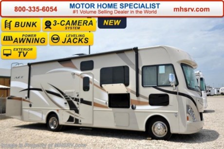 /UT 11-5-15 &lt;a href=&quot;http://www.mhsrv.com/thor-motor-coach/&quot;&gt;&lt;img src=&quot;http://www.mhsrv.com/images/sold-thor.jpg&quot; width=&quot;383&quot; height=&quot;141&quot; border=&quot;0&quot;/&gt;&lt;/a&gt;
Receive a $1,000 VISA Gift Card with purchase from Motor Home Specialist while supplies last. Family Owned &amp; Operated and the #1 Volume Selling Motor Home Dealer in the World as well as the #1 Thor Motor Coach Dealer in the World.
&lt;object width=&quot;400&quot; height=&quot;300&quot;&gt;&lt;param name=&quot;movie&quot; value=&quot;http://www.youtube.com/v/fBpsq4hH-Ws?version=3&amp;amp;hl=en_US&quot;&gt;&lt;/param&gt;&lt;param name=&quot;allowFullScreen&quot; value=&quot;true&quot;&gt;&lt;/param&gt;&lt;param name=&quot;allowscriptaccess&quot; value=&quot;always&quot;&gt;&lt;/param&gt;&lt;embed src=&quot;http://www.youtube.com/v/fBpsq4hH-Ws?version=3&amp;amp;hl=en_US&quot; type=&quot;application/x-shockwave-flash&quot; width=&quot;400&quot; height=&quot;300&quot; allowscriptaccess=&quot;always&quot; allowfullscreen=&quot;true&quot;&gt;&lt;/embed&gt;&lt;/object&gt; MSRP $113,208. New 2016 Thor Motor Coach A.C.E. Model EVO 30.2. The A.C.E. is the class A &amp; C Evolution. It Combines many of the most popular features of a class A motor home and a class C motor home to make something truly unique to the RV industry. This unit measures approximately 31 feet 4 inches in length featuring a full wall driver&#39;s side slide and bunk beds. Optional equipment includes beautiful HD-Max exterior, bedroom TV/DVD combo, (2) 12V attic fans, upgraded 15.0 BTU A/C and a second auxiliary battery. The A.C.E. also features a Ford Triton V-10 engine, frameless windows, power charging station, drop down overhead bunk, power side mirrors with integrated side view cameras, hydraulic leveling jacks, a mud-room, roof ladder, 4000 Onan Micro-Quiet generator, electric patio awning with integrated LED lights, AM/FM/CD, reclining swivel leatherette captain&#39;s chairs, stainless steel wheel liners, hitch, systems control center, valve stem extenders, refrigerator, microwave, water heater, one-piece windshield with &quot;20/20 vision&quot; front cap that helps eliminate heat and sunlight from getting into the drivers vision, floor level cockpit window for better visibility while turning, a &quot;below floor&quot; furnace and water heater helping keep the noise to an absolute minimum and the exhaust away from the kids and pets, cockpit mirrors, slide-out workstation in the dash and much more.  For additional coach information, brochures, window sticker, videos, photos, A.C.E. reviews &amp; testimonials as well as additional information about Motor Home Specialist and our manufacturers please visit us at MHSRV .com or call 800-335-6054. At Motor Home Specialist we DO NOT charge any prep or orientation fees like you will find at other dealerships. All sale prices include a 200 point inspection, interior &amp; exterior wash &amp; detail of vehicle, a thorough coach orientation with an MHS technician, an RV Starter&#39;s kit, a nights stay in our delivery park featuring landscaped and covered pads with full hook-ups and much more. WHY PAY MORE?... WHY SETTLE FOR LESS?