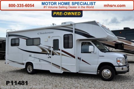 /LA &lt;a href=&quot;http://www.mhsrv.com/thor-motor-coach/&quot;&gt;&lt;img src=&quot;http://www.mhsrv.com/images/sold-thor.jpg&quot; width=&quot;383&quot; height=&quot;141&quot; border=&quot;0&quot;/&gt;&lt;/a&gt;
Used Thor Motor Coach RV for Sale- 2011 Thor Motor Coach Chateau 25C with slide and 35,554 miles. This Class C RV is approximately 27 feet in length with a Ford 6.8L engine, Ford 450 chassis, power windows and locks, dual safety airbags, 4KW Onan generator with 46 hours, power patio awning, slide-out room toppers, gas/electric water heater, wheel simulators, exterior shower, roof ladder, 5K lb. hitch, cabover LCD TV, booth converts to sleeper, night shades, convection microwave, 3 burner range, refrigerator, all in 1 bath, glass door shower, cabover bunk, ducted A/C and much more. For additional information and photos please visit Motor Home Specialist at www.MHSRV .com or call 800-335-6054.
