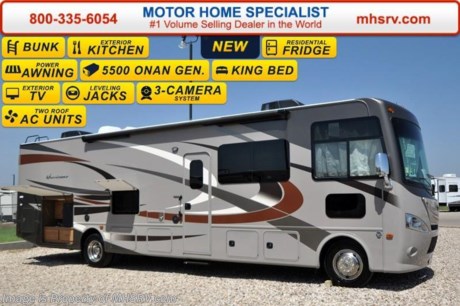 /SOLD 9/28/15 TX
Receive a $1,000 VISA Gift Card with purchase from Motor Home Specialist while supplies last. Family Owned &amp; Operated and the #1 Volume Selling Motor Home Dealer in the World as well as the #1 Thor Motor Coach Dealer in the World.  &lt;object width=&quot;400&quot; height=&quot;300&quot;&gt;&lt;param name=&quot;movie&quot; value=&quot;//www.youtube.com/v/VZXdH99Xe00?hl=en_US&amp;amp;version=3&quot;&gt;&lt;/param&gt;&lt;param name=&quot;allowFullScreen&quot; value=&quot;true&quot;&gt;&lt;/param&gt;&lt;param name=&quot;allowscriptaccess&quot; value=&quot;always&quot;&gt;&lt;/param&gt;&lt;embed src=&quot;//www.youtube.com/v/VZXdH99Xe00?hl=en_US&amp;amp;version=3&quot; type=&quot;application/x-shockwave-flash&quot; width=&quot;400&quot; height=&quot;300&quot; allowscriptaccess=&quot;always&quot; allowfullscreen=&quot;true&quot;&gt;&lt;/embed&gt;&lt;/object&gt; 
MSRP $139,532. New 2016 Thor Motor Coach Hurricane: 34J Model. The 2016 Hurricanes include a new basement structure with heated and enclosed underbelly &amp; larger exterior storage boxes, black tank flush, upgraded mattress in overhead bunk, new LED ceiling lighting, updated dinette styling and residential linoleum. This Class A RV measures approximately 35 feet 5 inches in length &amp; features a full wall slide, king size bed, power drivers seat, power drop-down Hide-Away overhead bunk and bunk beds which convert to sofa, large wardrobe closet or even space for storage or a kennel. Optional equipment includes the beautiful partial paint HD-Max high gloss exterior, bedroom TV, 12V attic Fan and an exterior entertainment center with 32&quot; TV. The all new Thor Motor Coach Hurricane RV also features a Ford chassis with Triton V-10 Ford engine, automatic hydraulic leveling jacks, large LED TV, tinted one piece windshield, frameless windows, power patio awning with LED lighting, night shades, kitchen backsplash, refrigerator, microwave and much more. For additional coach information, brochures, window sticker, videos, photos, Hurricane reviews, testimonials as well as additional information about Motor Home Specialist and our manufacturers&#39; please visit us at MHSRV .com or call 800-335-6054. At Motor Home Specialist we DO NOT charge any prep or orientation fees like you will find at other dealerships. All sale prices include a 200 point inspection, interior and exterior wash &amp; detail of vehicle, a thorough coach orientation with an MHS technician, an RV Starter&#39;s kit, a night stay in our delivery park featuring landscaped and covered pads with full hook-ups and much more. Free airport shuttle available with purchase for out-of-town buyers. WHY PAY MORE?... WHY SETTLE FOR LESS? 