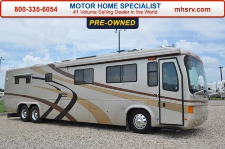/TX &lt;a href=&quot;http://www.mhsrv.com/monaco-rv/&quot;&gt;&lt;img src=&quot;http://www.mhsrv.com/images/sold-monaco.jpg&quot; width=&quot;383&quot; height=&quot;141&quot; border=&quot;0&quot;/&gt;&lt;/a&gt;
Used Monaco RV for Sale- 2001 Monaco Signature Series Supreme with 2 slides and ONLY 24,803 miles. This RV is approximately 42 feet in length with a Cummins 500HP engine with side radiator, Roadmaster raised rail chassis with tag axle, power pedals, 12.5KW Onan generator on a power slide, power patio awning, window awnings, slide-out room toppers, 50 amp power cord reel, Aqua Hot, full length and half-length slide-out cargo trays, aluminum wheels, keyless entry, solar panel, fiberglass roof with ladder, 10K lb. hitch, automatic air leveling system, back-up camera monitoring system, inverter, ceramic tile floors, all hardwood cabinets, dual pane windows, solid surface counters, convection microwave, washer/dryer combo, 3 ducted roof A/Cs with heat pumps and 2 LCD TVs.  For additional information and photos please visit Motor Home Specialist at www.MHSRV .com or call 800-335-6054.