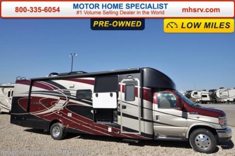 /TX &lt;a href=&quot;http://www.mhsrv.com/coachmen-rv/&quot;&gt;&lt;img src=&quot;http://www.mhsrv.com/images/sold-coachmen.jpg&quot; width=&quot;383&quot; height=&quot;141&quot; border=&quot;0&quot;/&gt;&lt;/a&gt;
2015 Coachmen Concord 300DS W/2 Slide-out rooms. This luxury Class C RV measures approximately 32 ft. 9in and includes LED interior lighting, LED exterior lighting, 4KW Onan generator, 32&quot; TV/DVD player, back up monitor, power awning, upgraded countertops, heated remote exterior mirrors, power step and a 5,000 lb. hitch. Additional options include removable carpet, power vent fan, automatic hydraulic leveling jacks, aluminum rims, swivel driver seat, swivel passenger seat, exterior privacy windshield cover, electric fireplace, bedroom TV &amp; DVD player, exterior entertainment center, 2nd battery, side view cameras, 15,000 BTU A/C heat pump, heated tanks, upper tank gate valves, Ford E-450 super duty chassis, Ride-Rite air assist suspension system, exterior speakers &amp; the Azdel super light composite sidewalls, rear ladder, exterior shower, black water tank flush, 3-burner range, refrigerator, day/night shades, dual safety airbags, power windows, power locks, glass door shower, skylight, thermostat controlled living room vent and much more. 