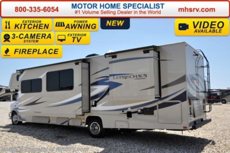 /SOLD 9/28/15 TX
Family Owned &amp; Operated and the #1 Volume Selling Motor Home Dealer in the World as well as the #1 Coachmen in the World. &lt;object width=&quot;400&quot; height=&quot;300&quot;&gt;&lt;param name=&quot;movie&quot; value=&quot;//www.youtube.com/v/rUwAfncaG3M?version=3&amp;amp;hl=en_US&quot;&gt;&lt;/param&gt;&lt;param name=&quot;allowFullScreen&quot; value=&quot;true&quot;&gt;&lt;/param&gt;&lt;param name=&quot;allowscriptaccess&quot; value=&quot;always&quot;&gt;&lt;/param&gt;&lt;embed src=&quot;//www.youtube.com/v/rUwAfncaG3M?version=3&amp;amp;hl=en_US&quot; type=&quot;application/x-shockwave-flash&quot; width=&quot;400&quot; height=&quot;300&quot; allowscriptaccess=&quot;always&quot; allowfullscreen=&quot;true&quot;&gt;&lt;/embed&gt;&lt;/object&gt; 
MSRP $104,800. New 2016 Coachmen Leprechaun Model 319DSF. This Luxury Class C RV measures approximately 32 feet 11 inches in length and is powered by a Ford Triton V-10 engine and E-450 Super Duty chassis. This beautiful RV includes the Leprechaun Banner Edition which features tinted windows, rear ladder, upgraded sofa, child safety net and ladder (N/A with front entertainment center), Bluetooth AM/FM/CD monitoring &amp; back up camera, power awning, LED exterior &amp; interior lighting, pop-up power tower, 50 gallon fresh water tank, 5K lb. hitch &amp; wire, slide out awning, glass shower door, Onan generator, 80&quot; long bed, night shades, roller bearing drawer glides, Travel Easy Roadside Assistance &amp; Azdel composite sidewalls. Additional options include dual recliners, molded front cap with LED lights, spare tire, swivel driver &amp; passenger seats, exterior privacy windshield cover, electric fireplace, 15,000 BTU A/C with heat pump, air assist suspension, cockpit table, 39&quot; LED TV on an electric lift, exterior entertainment center as well as an exterior camp table, sink and refrigerator. This amazing class C also features the Leprechaun Luxury package that includes side view cameras, driver &amp; passenger leatherette seat covers, heated &amp; remote mirrors, convection microwave, wood grain dash applique, upgraded Serta Mattress (N/A 260 DS), 6 gallon gas/electric water heater, dual coach batteries, cab-over &amp; bedroom power vent fan and heated tank pads. For additional coach information, brochures, window sticker, videos, photos, Leprechaun reviews, testimonials as well as additional information about Motor Home Specialist and our manufacturers&#39; please visit us at MHSRV .com or call 800-335-6054. At Motor Home Specialist we DO NOT charge any prep or orientation fees like you will find at other dealerships. All sale prices include a 200 point inspection, interior and exterior wash &amp; detail of vehicle, a thorough coach orientation with an MHS technician, an RV Starter&#39;s kit, a night stay in our delivery park featuring landscaped and covered pads with full hook-ups and much more. Free airport shuttle available with purchase for out-of-town buyers. WHY PAY MORE?... WHY SETTLE FOR LESS? 