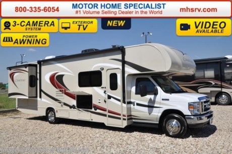 /OR 5-18-16 &lt;a href=&quot;http://www.mhsrv.com/thor-motor-coach/&quot;&gt;&lt;img src=&quot;http://www.mhsrv.com/images/sold-thor.jpg&quot; width=&quot;383&quot; height=&quot;141&quot; border=&quot;0&quot;/&gt;&lt;/a&gt;
#1 Volume Selling Motor Home Dealer &amp; Thor Motor Coach Dealer in the World. &lt;iframe width=&quot;400&quot; height=&quot;300&quot; src=&quot;https://www.youtube.com/embed/VZXdH99Xe00&quot; frameborder=&quot;0&quot; allowfullscreen&gt;&lt;/iframe&gt; MSRP $107,188. New 2016 Thor Motor Coach Chateau Class C RV Model 31L with Ford E-450 chassis, Ford Triton V-10 engine &amp; 8,000 lb. trailer hitch. This unit measures approximately 32 feet 2 inches in length with 2 slide-out rooms. Options include the Premier Package which features a solid surface kitchen counter-top, roller shades, electronics power charging station, kitchen water filter system, LED ceiling lights, black tank flush, 30&quot; OTR microwave and a coach radio system with exterior speakers. Additional options include the all new HD-Max exterior color, child safety tether, attic fan, a 15.0 BTU A/C upgrade, second auxiliary battery, spare tire kit, heated remote exterior mirrors with side cameras, power driver&#39;s seat, leatherette driver/passenger chairs, cockpit carpet mat and wood dash applique. The Chateau Class C RV has an incredible list of standard features for 2016 as well including heated tanks, power windows and locks, power patio awning with integrated LED lighting, roof ladder, in-dash media center w/DVD/CD/AM/FM &amp; Bluetooth, deluxe exterior mirrors, oven, microwave, power vent in bath, skylight above shower, 4,000 Onan generator, auto transfer switch, cab A/C, battery disconnect switch, auxiliary battery (2 aux. batteries on 31 W model), gas/electric water heater and the RAPID CAMP remote system. Rapid Camp allows you to operate your slide-out room, generator, power awning, selective lighting and more all from a touchscreen remote control. For additional information, brochures, and videos please visit Motor Home Specialist at  MHSRV .com or Call 800-335-6054. At Motor Home Specialist we DO NOT charge any prep or orientation fees like you will find at other dealerships. All sale prices include a 200 point inspection, interior and exterior wash &amp; detail of vehicle, a thorough coach orientation with an MHS technician, an RV Starter&#39;s kit, a night stay in our delivery park featuring landscaped and covered pads with full hook-ups and much more. Free airport shuttle available with purchase for out-of-town buyers. Read From THOUSANDS of Testimonials at MHSRV .com and See What They Had to Say About Their Experience at Motor Home Specialist. WHY PAY MORE?...... WHY SETTLE FOR LESS? 