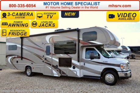 /TX 6/28/16 &lt;a href=&quot;http://www.mhsrv.com/thor-motor-coach/&quot;&gt;&lt;img src=&quot;http://www.mhsrv.com/images/sold-thor.jpg&quot; width=&quot;383&quot; height=&quot;141&quot; border=&quot;0&quot; /&gt;&lt;/a&gt;   #1 Volume Selling Motor Home Dealer &amp; Thor Motor Coach Dealer in the World. &lt;iframe width=&quot;400&quot; height=&quot;300&quot; src=&quot;https://www.youtube.com/embed/VZXdH99Xe00&quot; frameborder=&quot;0&quot; allowfullscreen&gt;&lt;/iframe&gt; MSRP $111,943. New 2016 Thor Motor Coach Four Winds Class C RV Model 31W with Ford E-450 chassis, Ford Triton V-10 engine &amp; 8,000 lb. trailer hitch. This unit measures approximately 32 feet 2 inches in length with a full-wall slide-out room &amp; residential stainless steel refrigerator. Options include the Premier Package which features a solid surface kitchen counter-top, roller shades, electronics power charging station, kitchen water filter system, LED ceiling lights, black tank flush, 30&quot; OTR microwave and a coach radio system with exterior speakers. Additional options include the all new HD-Max exterior color, exterior TV, leatherette sofa, child safety tether, attic fan, a 15.0 BTU A/C upgrade, spare tire kit, heated remote exterior mirrors with side cameras, power driver&#39;s seat, leatherette driver/passenger chairs, cockpit carpet mat and wood dash applique. The Four Winds Class C RV has an incredible list of standard features for 2016 as well including heated tanks, power windows and locks, power patio awning with integrated LED lighting, roof ladder, in-dash media center w/DVD/CD/AM/FM &amp; Bluetooth, deluxe exterior mirrors, oven, microwave, power vent in bath, skylight above shower, 4,000 Onan generator, auto transfer switch, cab A/C, battery disconnect switch, auxiliary battery (2 aux. batteries on 31W model), gas/electric water heater and the RAPID CAMP remote system. Rapid Camp allows you to operate your slide-out room, generator, power awning, selective lighting and more all from a touchscreen remote control. For additional information, brochures, and videos please visit Motor Home Specialist at  MHSRV .com or Call 800-335-6054. At Motor Home Specialist we DO NOT charge any prep or orientation fees like you will find at other dealerships. All sale prices include a 200 point inspection, interior and exterior wash &amp; detail of vehicle, a thorough coach orientation with an MHS technician, an RV Starter&#39;s kit, a night stay in our delivery park featuring landscaped and covered pads with full hook-ups and much more. Free airport shuttle available with purchase for out-of-town buyers. Read From THOUSANDS of Testimonials at MHSRV .com and See What They Had to Say About Their Experience at Motor Home Specialist. WHY PAY MORE?...... WHY SETTLE FOR LESS? 