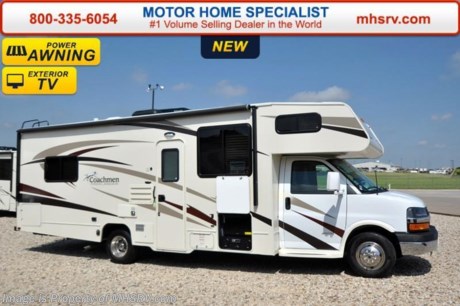 /TX 9-1-15 &lt;a href=&quot;http://www.mhsrv.com/coachmen-rv/&quot;&gt;&lt;img src=&quot;http://www.mhsrv.com/images/sold-coachmen.jpg&quot; width=&quot;383&quot; height=&quot;141&quot; border=&quot;0&quot;/&gt;&lt;/a&gt;
World&#39;s RV Show Sale Priced Now Through Sept 12, 2015. Call 800-335-6054 for Details. Family Owned &amp; Operated and the #1 Volume Selling Motor Home Dealer in the World as well as the #1 Coachmen Dealer in the World. &lt;object width=&quot;400&quot; height=&quot;300&quot;&gt;&lt;param name=&quot;movie&quot; value=&quot;http://www.youtube.com/v/fBpsq4hH-Ws?version=3&amp;amp;hl=en_US&quot;&gt;&lt;/param&gt;&lt;param name=&quot;allowFullScreen&quot; value=&quot;true&quot;&gt;&lt;/param&gt;&lt;param name=&quot;allowscriptaccess&quot; value=&quot;always&quot;&gt;&lt;/param&gt;&lt;embed src=&quot;http://www.youtube.com/v/fBpsq4hH-Ws?version=3&amp;amp;hl=en_US&quot; type=&quot;application/x-shockwave-flash&quot; width=&quot;400&quot; height=&quot;300&quot; allowscriptaccess=&quot;always&quot; allowfullscreen=&quot;true&quot;&gt;&lt;/embed&gt;&lt;/object&gt;  
MSRP $82,568. New 2016 Coachmen Freelander Model 27QBC. This Class C RV measures approximately 30 feet in length and features a sofa, dinette &amp; plenty of sleeping area. This beautiful class C RV includes Coachmen&#39;s Lead Dog Package featuring tinted windows, 3 burner range with oven, stainless steel wheel inserts, back-up camera, power awning, LED exterior &amp; interior lighting, solar ready, rear ladder, 50 gallon freshwater tank, slide-out awnings (when applicable), 5,000 lb. hitch &amp; wire, glass door shower, Onan generator, 80&quot; long bed, roller bearing drawer glides, Azdel Composite sidewall, Thermo-foil counter-tops and Travel easy roadside assistance.  Additional options include the beautiful Platinum wood color, spare tire, heated tanks, child safety net &amp; ladder, 15,000 BTU A/C with heat pump, exterior entertainment center and a LCD TV/DVD player. The Coachmen Freelander 27QBC also features a Chevrolet 4500 chassis, a 57 gallon fuel tank and much more.  For additional coach information, brochures, window sticker, videos, photos, Freelander reviews, testimonials as well as additional information about Motor Home Specialist and our manufacturers&#39; please visit us at MHSRV .com or call 800-335-6054. At Motor Home Specialist we DO NOT charge any prep or orientation fees like you will find at other dealerships. All sale prices include a 200 point inspection, interior and exterior wash &amp; detail of vehicle, a thorough coach orientation with an MHS technician, an RV Starter&#39;s kit, a night stay in our delivery park featuring landscaped and covered pads with full hook-ups and much more. Free airport shuttle available with purchase for out-of-town buyers. WHY PAY MORE?... WHY SETTLE FOR LESS?  