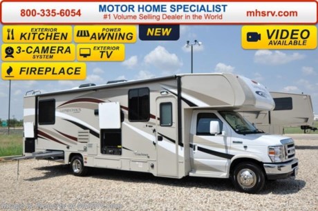 /TX 10-15-15 &lt;a href=&quot;http://www.mhsrv.com/coachmen-rv/&quot;&gt;&lt;img src=&quot;http://www.mhsrv.com/images/sold-coachmen.jpg&quot; width=&quot;383&quot; height=&quot;141&quot; border=&quot;0&quot;/&gt;&lt;/a&gt;
Family Owned &amp; Operated and the #1 Volume Selling Motor Home Dealer in the World as well as the #1 Coachmen in the World. &lt;object width=&quot;400&quot; height=&quot;300&quot;&gt;&lt;param name=&quot;movie&quot; value=&quot;//www.youtube.com/v/rUwAfncaG3M?version=3&amp;amp;hl=en_US&quot;&gt;&lt;/param&gt;&lt;param name=&quot;allowFullScreen&quot; value=&quot;true&quot;&gt;&lt;/param&gt;&lt;param name=&quot;allowscriptaccess&quot; value=&quot;always&quot;&gt;&lt;/param&gt;&lt;embed src=&quot;//www.youtube.com/v/rUwAfncaG3M?version=3&amp;amp;hl=en_US&quot; type=&quot;application/x-shockwave-flash&quot; width=&quot;400&quot; height=&quot;300&quot; allowscriptaccess=&quot;always&quot; allowfullscreen=&quot;true&quot;&gt;&lt;/embed&gt;&lt;/object&gt; 
MSRP $104,119. New 2016 Coachmen Leprechaun Model 319DSF. This Luxury Class C RV measures approximately 32 feet 11 inches in length and is powered by a Ford Triton V-10 engine and E-450 Super Duty chassis. This beautiful RV includes the Leprechaun Banner Edition which features tinted windows, rear ladder, upgraded sofa, child safety net and ladder (N/A with front entertainment center), Bluetooth AM/FM/CD monitoring &amp; back up camera, power awning, LED exterior &amp; interior lighting, pop-up power tower, 50 gallon fresh water tank, 5K lb. hitch &amp; wire, slide out awning, glass shower door, Onan generator, 80&quot; long bed, night shades, roller bearing drawer glides, Travel Easy Roadside Assistance &amp; Azdel composite sidewalls. Additional options include a molded front cap with LED lights, spare tire, swivel driver &amp; passenger seats, exterior privacy windshield cover, electric fireplace, 15,000 BTU A/C with heat pump, air assist suspension, cockpit table, 39&quot; LED TV on an electric lift, exterior entertainment center as well as an exterior camp table, sink and refrigerator. This amazing class C also features the Leprechaun Luxury package that includes side view cameras, driver &amp; passenger leatherette seat covers, heated &amp; remote mirrors, convection microwave, wood grain dash applique, upgraded Serta Mattress (N/A 260 DS), 6 gallon gas/electric water heater, dual coach batteries, cab-over &amp; bedroom power vent fan and heated tank pads. For additional coach information, brochures, window sticker, videos, photos, Leprechaun reviews, testimonials as well as additional information about Motor Home Specialist and our manufacturers&#39; please visit us at MHSRV .com or call 800-335-6054. At Motor Home Specialist we DO NOT charge any prep or orientation fees like you will find at other dealerships. All sale prices include a 200 point inspection, interior and exterior wash &amp; detail of vehicle, a thorough coach orientation with an MHS technician, an RV Starter&#39;s kit, a night stay in our delivery park featuring landscaped and covered pads with full hook-ups and much more. Free airport shuttle available with purchase for out-of-town buyers. WHY PAY MORE?... WHY SETTLE FOR LESS? 