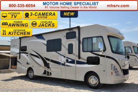 /TX 3-1-16 &lt;a href=&quot;http://www.mhsrv.com/thor-motor-coach/&quot;&gt;&lt;img src=&quot;http://www.mhsrv.com/images/sold-thor.jpg&quot; width=&quot;383&quot; height=&quot;141&quot; border=&quot;0&quot;/&gt;&lt;/a&gt;
Family Owned &amp; Operated and the #1 Volume Selling Motor Home Dealer in the World as well as the #1 Thor Motor Coach Dealer in the World. &lt;object width=&quot;400&quot; height=&quot;300&quot;&gt;&lt;param name=&quot;movie&quot; value=&quot;http://www.youtube.com/v/fBpsq4hH-Ws?version=3&amp;amp;hl=en_US&quot;&gt;&lt;/param&gt;&lt;param name=&quot;allowFullScreen&quot; value=&quot;true&quot;&gt;&lt;/param&gt;&lt;param name=&quot;allowscriptaccess&quot; value=&quot;always&quot;&gt;&lt;/param&gt;&lt;embed src=&quot;http://www.youtube.com/v/fBpsq4hH-Ws?version=3&amp;amp;hl=en_US&quot; type=&quot;application/x-shockwave-flash&quot; width=&quot;400&quot; height=&quot;300&quot; allowscriptaccess=&quot;always&quot; allowfullscreen=&quot;true&quot;&gt;&lt;/embed&gt;&lt;/object&gt; 
MSRP $112,983. New 2016 Thor Motor Coach A.C.E. Model EVO 29.4. The A.C.E. is the class A &amp; C Evolution. It Combines many of the most popular features of a class A motor home and a class C motor home to make something truly unique to the RV industry. This unit measures approximately 29 feet 8 inches in length featuring a 2 driver&#39;s side slides, king bed and an exterior kitchen. Optional equipment includes beautiful HD-Max exterior, bedroom TV/DVD combo, (2) 12V attic fans, upgraded 15.0 BTU A/C, exterior TV and a second auxiliary battery. The A.C.E. also features a Ford Triton V-10 engine, frameless windows, power charging station, drop down overhead bunk, power side mirrors with integrated side view cameras, hydraulic leveling jacks, a mud-room, roof ladder, 4000 Onan Micro-Quiet generator, electric patio awning with integrated LED lights, AM/FM/CD, reclining swivel leatherette captain&#39;s chairs, stainless steel wheel liners, hitch, systems control center, valve stem extenders, refrigerator, microwave, water heater, one-piece windshield with &quot;20/20 vision&quot; front cap that helps eliminate heat and sunlight from getting into the drivers vision, floor level cockpit window for better visibility while turning, a &quot;below floor&quot; furnace and water heater helping keep the noise to an absolute minimum and the exhaust away from the kids and pets, cockpit mirrors, slide-out workstation in the dash and much more.  For additional coach information, brochures, window sticker, videos, photos, A.C.E. reviews &amp; testimonials as well as additional information about Motor Home Specialist and our manufacturers please visit us at MHSRV .com or call 800-335-6054. At Motor Home Specialist we DO NOT charge any prep or orientation fees like you will find at other dealerships. All sale prices include a 200 point inspection, interior &amp; exterior wash &amp; detail of vehicle, a thorough coach orientation with an MHS technician, an RV Starter&#39;s kit, a nights stay in our delivery park featuring landscaped and covered pads with full hook-ups and much more. WHY PAY MORE?... WHY SETTLE FOR LESS?
