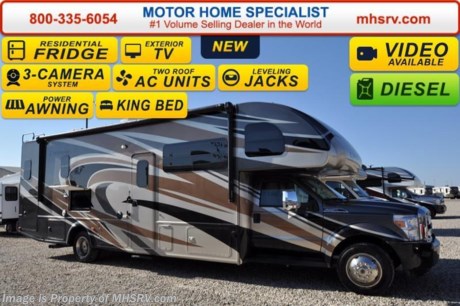 /TX 7-11-16 &lt;a href=&quot;http://www.mhsrv.com/thor-motor-coach/&quot;&gt;&lt;img src=&quot;http://www.mhsrv.com/images/sold-thor.jpg&quot; width=&quot;383&quot; height=&quot;141&quot; border=&quot;0&quot; /&gt;&lt;/a&gt;      *Family Owned &amp; Operated and the #1 Volume Selling Motor Home Dealer in the World as well as the #1 Thor Motor Coach Dealer in the World. MSRP $175,172. New 2016 Thor Motor Coach 33SW Super C model motor home with a full wall slide. This unit is approximately 34 feet 6 inches in length and is powered by a powerful 300 HP Powerstroke 6.7L diesel engine with 660 lb. ft. of torque. It rides on a Ford F-550 chassis with a 6-speed automatic transmission and boast a 10,000 lb. hitch, rear pass-thru MEGA-Storage, extreme duty 4 wheel ABS disc brakes and an electronic brake controller integrated into the dash. Options include the beautiful full body paint exterior, (2) power attic fans and a child safety tether. The 2016 Chateau Super C also features an exterior entertainment center, diesel generator, dual roof air conditioners, power patio awning, one-touch automatic leveling system, residential refrigerator, 30 inch over-the-range microwave, solid surface counter-top, touch screen AM/FM/CD/MP3 player, back-up monitor with side view cameras, remote heated exterior mirrors, power windows and locks, fiberglass running boards, soft touch ceilings, heavy duty ball bearing drawer guides, bedroom LCD TV, large LCD TV in the living area, inverter and heated holding tanks. For additional coach information, brochures, window sticker, videos, photos, Chateau reviews, testimonials as well as additional information about Motor Home Specialist and our manufacturers&#39; please visit us at MHSRV .com or call 800-335-6054. At Motor Home Specialist we DO NOT charge any prep or orientation fees like you will find at other dealerships. All sale prices include a 200 point inspection, interior and exterior wash &amp; detail of vehicle, a thorough coach orientation with an MHS technician, an RV Starter&#39;s kit, a night stay in our delivery park featuring landscaped and covered pads with full hook-ups and much more. Free airport shuttle available with purchase for out-of-town buyers. WHY PAY MORE?... WHY SETTLE FOR LESS?  &lt;object width=&quot;400&quot; height=&quot;300&quot;&gt;&lt;param name=&quot;movie&quot; value=&quot;//www.youtube.com/v/VZXdH99Xe00?hl=en_US&amp;amp;version=3&quot;&gt;&lt;/param&gt;&lt;param name=&quot;allowFullScreen&quot; value=&quot;true&quot;&gt;&lt;/param&gt;&lt;param name=&quot;allowscriptaccess&quot; value=&quot;always&quot;&gt;&lt;/param&gt;&lt;embed src=&quot;//www.youtube.com/v/VZXdH99Xe00?hl=en_US&amp;amp;version=3&quot; type=&quot;application/x-shockwave-flash&quot; width=&quot;400&quot; height=&quot;300&quot; allowscriptaccess=&quot;always&quot; allowfullscreen=&quot;true&quot;&gt;&lt;/embed&gt;&lt;/object&gt; 