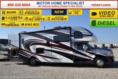 /FL 02/15/16 &lt;a href=&quot;http://www.mhsrv.com/thor-motor-coach/&quot;&gt;&lt;img src=&quot;http://www.mhsrv.com/images/sold-thor.jpg&quot; width=&quot;383&quot; height=&quot;141&quot; border=&quot;0&quot;/&gt;&lt;/a&gt;
&lt;iframe width=&quot;400&quot; height=&quot;300&quot; src=&quot;https://www.youtube.com/embed/scMBAkyf1JU&quot; frameborder=&quot;0&quot; allowfullscreen&gt;&lt;/iframe&gt; The Largest 911 Emergency Inventory Reduction Sale in MHSRV History is Going on NOW! Over 1000 RVs to Choose From at 1 Location!! Offer Ends Feb. 29th, 2016. Sale Price available at MHSRV.com or call 800-335-6054. You&#39;ll be glad you did! ***   *Family Owned &amp; Operated and the #1 Volume Selling Motor Home Dealer in the World as well as the #1 Thor Motor Coach Dealer in the World. MSRP $179,492. New 2016 Thor Motor Coach 35SB Bunk Model Super C motor home with a full wall slide. This unit is approximately 35 feet 11 inches in length and is powered by a powerful 300 HP Powerstroke 6.7L diesel engine with 660 lb. ft. of torque. It rides on a Ford F-550 XLT chassis with a 6-speed automatic transmission and boast a 10,000 lb. hitch, extreme duty 4 wheel ABS disc brakes and an electronic brake controller integrated into the dash. Options include the beautiful full body paint exterior, (2) power attic fans and dual child safety tethers. The 2016 Chateau Super C also features an exterior entertainment center, diesel generator, dual roof air conditioners, power patio awning, one-touch automatic leveling system, residential refrigerator, 30 inch over-the-range microwave, solid surface counter-top, touch screen AM/FM/CD/MP3 player, back-up monitor with side view cameras, remote heated exterior mirrors, power windows and locks, fiberglass running boards, soft touch ceilings, heavy duty ball bearing drawer guides, bedroom LCD TV, large LCD TV in the living area, inverter and heated holding tanks. For additional coach information, brochures, window sticker, videos, photos, Chateau reviews, testimonials as well as additional information about Motor Home Specialist and our manufacturers&#39; please visit us at MHSRV .com or call 800-335-6054. At Motor Home Specialist we DO NOT charge any prep or orientation fees like you will find at other dealerships. All sale prices include a 200 point inspection, interior and exterior wash &amp; detail of vehicle, a thorough coach orientation with an MHS technician, an RV Starter&#39;s kit, a night stay in our delivery park featuring landscaped and covered pads with full hook-ups and much more. Free airport shuttle available with purchase for out-of-town buyers. WHY PAY MORE?... WHY SETTLE FOR LESS?  &lt;object width=&quot;400&quot; height=&quot;300&quot;&gt;&lt;param name=&quot;movie&quot; value=&quot;//www.youtube.com/v/VZXdH99Xe00?hl=en_US&amp;amp;version=3&quot;&gt;&lt;/param&gt;&lt;param name=&quot;allowFullScreen&quot; value=&quot;true&quot;&gt;&lt;/param&gt;&lt;param name=&quot;allowscriptaccess&quot; value=&quot;always&quot;&gt;&lt;/param&gt;&lt;embed src=&quot;//www.youtube.com/v/VZXdH99Xe00?hl=en_US&amp;amp;version=3&quot; type=&quot;application/x-shockwave-flash&quot; width=&quot;400&quot; height=&quot;300&quot; allowscriptaccess=&quot;always&quot; allowfullscreen=&quot;true&quot;&gt;&lt;/embed&gt;&lt;/object&gt; 