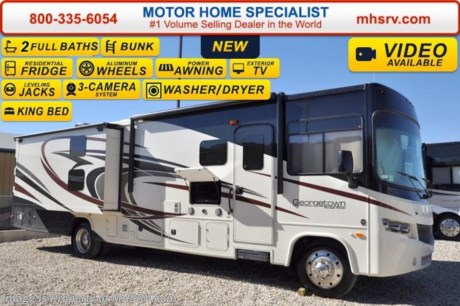 /CO SOLD 4/4/16
&lt;iframe width=&quot;400&quot; height=&quot;300&quot; src=&quot;//www.youtube.com/embed/H6vHsXkAvT0&quot; frameborder=&quot;0&quot; allowfullscreen&gt;&lt;/iframe&gt; Family Owned &amp; Operated and the #1 Volume Selling Motor Home Dealer in the World as well as the #1 Georgetown Dealer in the World. &lt;object width=&quot;400&quot; height=&quot;300&quot;&gt;&lt;param name=&quot;movie&quot; value=&quot;http://www.youtube.com/v/fBpsq4hH-Ws?version=3&amp;amp;hl=en_US&quot;&gt;&lt;/param&gt;&lt;param name=&quot;allowFullScreen&quot; value=&quot;true&quot;&gt;&lt;/param&gt;&lt;param name=&quot;allowscriptaccess&quot; value=&quot;always&quot;&gt;&lt;/param&gt;&lt;embed src=&quot;http://www.youtube.com/v/fBpsq4hH-Ws?version=3&amp;amp;hl=en_US&quot; type=&quot;application/x-shockwave-flash&quot; width=&quot;400&quot; height=&quot;300&quot; allowscriptaccess=&quot;always&quot; allowfullscreen=&quot;true&quot;&gt;&lt;/embed&gt;&lt;/object&gt; MSRP $149,828. New 2016 Forest River Georgetown: Model 364TS. This Bunk House RV with two full bathrooms measures approximately 37 feet 6 inches in length &amp; features 3 slide-out rooms as well as a king size bed. Optional equipment includes washer/dryer, power driver&#39;s seat, Fantastic Vent in kitchen, rear A/C, upgraded 15.0 BTU A/C, (2) heat strips, convection microwave with oven, auto transfer switch, front over head bunk, DVD players in the bunkhouse, stainless steel appliance package with 22.5 residential refrigerator, home theater system, passenger chair workstation, day/night roller shades throughout and an exterior entertainment center with TV. The all new Forest River Georgetown 364TS also features a Ford Triton V-10 engine, deluxe solid surface kitchen counter-top, Arctic Pack w/ enclosed tanks, automatic leveling jacks, fiberglass roof, back-up and blinker activated side view cameras with color monitor &amp; much more. For additional coach information, brochures, window sticker, videos, photos, Georgetown reviews, testimonials as well as additional information about Motor Home Specialist and our manufacturers&#39; please visit us at MHSRV .com or call 800-335-6054. At Motor Home Specialist we DO NOT charge any prep or orientation fees like you will find at other dealerships. All sale prices include a 200 point inspection, interior and exterior wash &amp; detail of vehicle, a thorough coach orientation with an MHS technician, an RV Starter&#39;s kit, a night stay in our delivery park featuring landscaped and covered pads with full hook-ups and much more. Free airport shuttle available with purchase for out-of-town buyers. WHY PAY MORE?... WHY SETTLE FOR LESS?  &lt;object width=&quot;400&quot; height=&quot;300&quot;&gt;&lt;param name=&quot;movie&quot; value=&quot;http://www.youtube.com/v/Pu7wgPgva2o?version=3&amp;amp;hl=en_US&quot;&gt;&lt;/param&gt;&lt;param name=&quot;allowFullScreen&quot; value=&quot;true&quot;&gt;&lt;/param&gt;&lt;param name=&quot;allowscriptaccess&quot; value=&quot;always&quot;&gt;&lt;/param&gt;&lt;embed src=&quot;http://www.youtube.com/v/Pu7wgPgva2o?version=3&amp;amp;hl=en_US&quot; type=&quot;application/x-shockwave-flash&quot; width=&quot;400&quot; height=&quot;300&quot; allowscriptaccess=&quot;always&quot; allowfullscreen=&quot;true&quot;&gt;&lt;/embed&gt;&lt;/object&gt;