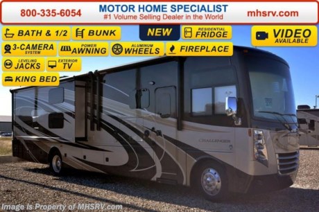/CO 11-24-15 &lt;a href=&quot;http://www.mhsrv.com/thor-motor-coach/&quot;&gt;&lt;img src=&quot;http://www.mhsrv.com/images/sold-thor.jpg&quot; width=&quot;383&quot; height=&quot;141&quot; border=&quot;0&quot;/&gt;&lt;/a&gt;
*#1 Volume Selling Motor Home Dealer &amp; Thor Motor Coach Dealer in the World.  &lt;object width=&quot;400&quot; height=&quot;300&quot;&gt;&lt;param name=&quot;movie&quot; value=&quot;//www.youtube.com/v/bN591K_alkM?hl=en_US&amp;amp;version=3&quot;&gt;&lt;/param&gt;&lt;param name=&quot;allowFullScreen&quot; value=&quot;true&quot;&gt;&lt;/param&gt;&lt;param name=&quot;allowscriptaccess&quot; value=&quot;always&quot;&gt;&lt;/param&gt;&lt;embed src=&quot;//www.youtube.com/v/bN591K_alkM?hl=en_US&amp;amp;version=3&quot; type=&quot;application/x-shockwave-flash&quot; width=&quot;400&quot; height=&quot;300&quot; allowscriptaccess=&quot;always&quot; allowfullscreen=&quot;true&quot;&gt;&lt;/embed&gt;&lt;/object&gt;  MSRP $182,806. This luxury bunk model RV measures approximately 38 feet 1 inch in length and features (3) slide-out rooms, Dream Dinette, sofa with air bed, fireplace, a 40&quot; LCD TV with sound bar, frameless windows, Flex-steel driver and passenger&#39;s chairs, detachable shore cord, 100 gallon fresh water tank, exterior speakers, LED lighting, beautiful decor, residential refrigerator, 1800 Watt inverter and bedroom TV. Optional equipment includes the beautiful full body paint exterior, frameless dual pane windows and a 3-burner range with oven. The all new 2016 Thor Motor Coach Challenger also features one of the most impressive lists of standard equipment in the RV industry including a Ford Triton V-10 engine, 5-speed automatic transmission, 22-Series ford chassis with aluminum wheels, fully automatic hydraulic leveling system, electric overhead Hide-Away Bunk, electric patio awning with LED lighting, side hinged baggage doors, exterior entertainment package, iPod docking station, DVD, LCD TVs, day/night shades, solid surface kitchen counter, dual roof A/C units, 5500 Onan generator, gas/electric water heater, heated and enclosed holding tanks and the RAPID CAMP remote system. Rapid Camp allows you to operate your slide-out room, generator, leveling jacks when applicable, power awning, selective lighting and more all from a touchscreen remote control. A few new features for 2016 include your choice of two beautiful high gloss glazed wood packages, 22 cf. residential refrigerator, roller shades in the cab area, 32 inch TVs in the bedroom, new solid surface kitchen counter and much more. For additional information, brochures, and videos please visit Motor Home Specialist at MHSRV .com or Call 800-335-6054. At Motor Home Specialist we DO NOT charge any prep or orientation fees like you will find at other dealerships. All sale prices include a 200 point inspection, interior and exterior wash &amp; detail of vehicle, a thorough coach orientation with an MHSRV technician, an RV Starter&#39;s kit, a night stay in our delivery park featuring landscaped and covered pads with full hook-ups and much more. Free airport shuttle available with purchase for out-of-town buyers. Read From THOUSANDS of Testimonials at MHSRV .com and See What They Had to Say About Their Experience at Motor Home Specialist. WHY PAY MORE?...... WHY SETTLE FOR LESS?  &lt;object width=&quot;400&quot; height=&quot;300&quot;&gt;&lt;param name=&quot;movie&quot; value=&quot;//www.youtube.com/v/VZXdH99Xe00?hl=en_US&amp;amp;version=3&quot;&gt;&lt;/param&gt;&lt;param name=&quot;allowFullScreen&quot; value=&quot;true&quot;&gt;&lt;/param&gt;&lt;param name=&quot;allowscriptaccess&quot; value=&quot;always&quot;&gt;&lt;/param&gt;&lt;embed src=&quot;//www.youtube.com/v/VZXdH99Xe00?hl=en_US&amp;amp;version=3&quot; type=&quot;application/x-shockwave-flash&quot; width=&quot;400&quot; height=&quot;300&quot; allowscriptaccess=&quot;always&quot; allowfullscreen=&quot;true&quot;&gt;&lt;/embed&gt;&lt;/object&gt;