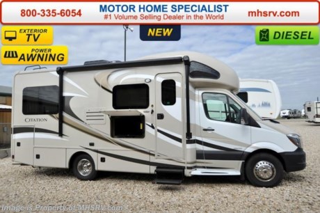 /TX 1/18/16 &lt;a href=&quot;http://www.mhsrv.com/thor-motor-coach/&quot;&gt;&lt;img src=&quot;http://www.mhsrv.com/images/sold-thor.jpg&quot; width=&quot;383&quot; height=&quot;141&quot; border=&quot;0&quot;/&gt;&lt;/a&gt;
&lt;iframe width=&quot;400&quot; height=&quot;300&quot; src=&quot;https://www.youtube.com/embed/scMBAkyf1JU&quot; frameborder=&quot;0&quot; allowfullscreen&gt;&lt;/iframe&gt; The Largest 911 Emergency Inventory Reduction Sale in MHSRV History is Going on NOW! Over 1000 RVs to Choose From at 1 Location!! Offer Ends Feb. 29th, 2016. Sale Price available at MHSRV.com or call 800-335-6054. You&#39;ll be glad you did! ***   *Family Owned &amp; Operated and the #1 Volume Selling Motor Home Dealer in the World as well as the #1 Thor Motor Coach Dealer in the World. MSRP $114,490. New 2016 Thor Motor Coach Chateau Ciataion Sprinter Diesel. Model 24St. This RV measures approximately 25ft. 9in. in length &amp; features a slide-out room and 2 beds that can convert to a king size. Optional equipment includes the beautiful HD-Max exterior, power vent, 13.5 low profile A/C with heat pump, exterior TV, bedroom TV and second auxiliary battery. The all new 2016 Chateau Citation Sprinter also features a turbo diesel engine, AM/FM/CD, power windows &amp; locks, keyless entry, power vent, back up camera, solid surface kitchen counter, 3-point seat belts, driver &amp; passenger airbags, heated remote side mirrors, fiberglass running boards, spare tire, hitch, back-up monitor, roof ladder, outside shower, slide-out awning, electric step &amp; much more. For additional coach information, brochures, window sticker, videos, photos, Citation reviews, testimonials as well as additional information about Motor Home Specialist and our manufacturers&#39; please visit us at MHSRV .com or call 800-335-6054. At Motor Home Specialist we DO NOT charge any prep or orientation fees like you will find at other dealerships. All sale prices include a 200 point inspection, interior and exterior wash &amp; detail of vehicle, a thorough coach orientation with an MHS technician, an RV Starter&#39;s kit, a night stay in our delivery park featuring landscaped and covered pads with full hook-ups and much more. Free airport shuttle available with purchase for out-of-town buyers. WHY PAY MORE?... WHY SETTLE FOR LESS? &lt;object width=&quot;400&quot; height=&quot;300&quot;&gt;&lt;param name=&quot;movie&quot; value=&quot;http://www.youtube.com/v/fBpsq4hH-Ws?version=3&amp;amp;hl=en_US&quot;&gt;&lt;/param&gt;&lt;param name=&quot;allowFullScreen&quot; value=&quot;true&quot;&gt;&lt;/param&gt;&lt;param name=&quot;allowscriptaccess&quot; value=&quot;always&quot;&gt;&lt;/param&gt;&lt;embed src=&quot;http://www.youtube.com/v/fBpsq4hH-Ws?version=3&amp;amp;hl=en_US&quot; type=&quot;application/x-shockwave-flash&quot; width=&quot;400&quot; height=&quot;300&quot; allowscriptaccess=&quot;always&quot; allowfullscreen=&quot;true&quot;&gt;&lt;/embed&gt;&lt;/object&gt;