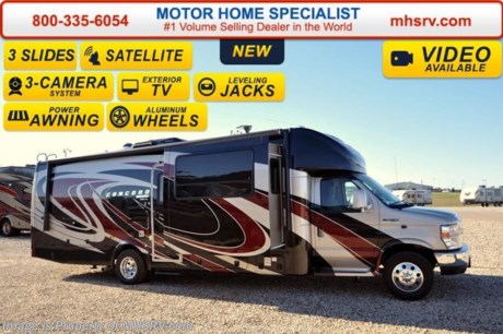 /TX 3/21/16 &lt;a href=&quot;http://www.mhsrv.com/coachmen-rv/&quot;&gt;&lt;img src=&quot;http://www.mhsrv.com/images/sold-coachmen.jpg&quot; width=&quot;383&quot; height=&quot;141&quot; border=&quot;0&quot;/&gt;&lt;/a&gt;
Family Owned &amp; Operated and the #1 Volume Selling Motor Home Dealer in the World as well as the #1 Coachmen Dealer in the World. &lt;object width=&quot;400&quot; height=&quot;300&quot;&gt;&lt;param name=&quot;movie&quot; value=&quot;//www.youtube.com/v/tu63TyI-F-A?hl=en_US&amp;amp;version=3&quot;&gt;&lt;/param&gt;&lt;param name=&quot;allowFullScreen&quot; value=&quot;true&quot;&gt;&lt;/param&gt;&lt;param name=&quot;allowscriptaccess&quot; value=&quot;always&quot;&gt;&lt;/param&gt;&lt;embed src=&quot;//www.youtube.com/v/tu63TyI-F-A?hl=en_US&amp;amp;version=3&quot; type=&quot;application/x-shockwave-flash&quot; width=&quot;400&quot; height=&quot;300&quot; allowscriptaccess=&quot;always&quot; allowfullscreen=&quot;true&quot;&gt;&lt;/embed&gt;&lt;/object&gt; MSRP $132,284. New 2016 Coachmen Concord 300TS Banner Edition W/3 Slide-out rooms. This luxury Class B+ RV measures approximately 31 ft. Optional equipment includes removable carpet set, bedroom power vent, hydraulic leveling jacks, aluminum wheels, driver&#39;s and passenger&#39;s swivel front seats, exterior privacy windshield shade, cockpit table, bedroom TV &amp; DVD, King Tailgater Automatic Satellite System w/Dish Receiver, outside entertainment center, second battery, 3-camera monitoring system, 15,000 BTU roof A/C and heat pump upgrade, heated tanks and upper gate valves and the Banner Package which includes fiberglass running boards and fender skirts, LED interior lighting, LED exterior lighting, 4.0 Onan generator, 32 inch TV and DVD player, Bluetooth radio, power awning, power tower, heated and remote exterior mirrors, power step, slide-out awning and 5,000 lb. hitch. A few standard features include the Ford E-450 super duty chassis, Ride-Rite air assist suspension system, exterior speakers &amp; the Azdel super light composite sidewalls. For additional coach information, brochures, window sticker, videos, photos, Concord reviews &amp; testimonials as well as additional information about Motor Home Specialist and our manufacturers&#39; please visit us at MHSRV .com or call 800-335-6054. At Motor Home Specialist we DO NOT charge any prep or orientation fees like you will find at other dealerships. All sale prices include a 200 point inspection, interior &amp; exterior wash &amp; detail of vehicle, a thorough coach orientation with an MHS technician, an RV Starter&#39;s kit, a nights stay in our delivery park featuring landscaped and covered pads with full hook-ups and much more. Free airport shuttle available with purchase for out-of-town buyers. WHY PAY MORE?... WHY SETTLE FOR LESS?