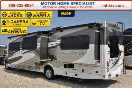 /SOLD 9/28/15 ga
Family Owned &amp; Operated and the #1 Volume Selling Motor Home Dealer in the World as well as the #1 Coachmen Dealer in the World. &lt;object width=&quot;400&quot; height=&quot;300&quot;&gt;&lt;param name=&quot;movie&quot; value=&quot;//www.youtube.com/v/tu63TyI-F-A?hl=en_US&amp;amp;version=3&quot;&gt;&lt;/param&gt;&lt;param name=&quot;allowFullScreen&quot; value=&quot;true&quot;&gt;&lt;/param&gt;&lt;param name=&quot;allowscriptaccess&quot; value=&quot;always&quot;&gt;&lt;/param&gt;&lt;embed src=&quot;//www.youtube.com/v/tu63TyI-F-A?hl=en_US&amp;amp;version=3&quot; type=&quot;application/x-shockwave-flash&quot; width=&quot;400&quot; height=&quot;300&quot; allowscriptaccess=&quot;always&quot; allowfullscreen=&quot;true&quot;&gt;&lt;/embed&gt;&lt;/object&gt; 
MSRP $127,804. New 2016 Coachmen Concord 300DS Banner Edition W/2 Slide-out rooms. This luxury Class B+ RV measures approximately 32 ft. 9 in.  Optional equipment includes hydraulic leveling jacks, bedroom TV, aluminum wheels, driver&#39;s and passenger&#39;s swivel front seats, exterior privacy windshield shade, cockpit table, outside entertainment center, second battery, 3-camera monitoring system, 15,000 BTU roof A/C and heat pump upgrade, heated tanks and upper gate valves and Banner Package that includes fiberglass running boards and fender skirts, LED interior lighting, LED exterior lighting, 4.0 Onan generator, 32 inch TV and DVD player, Bluetooth radio, power awning, power tower, heated and remote exterior mirrors, power step, slide-out awning and 5,000 lb. hitch. A few standard features include the Ford E-450 super duty chassis, Ride-Rite air assist suspension system, exterior speakers &amp; the Azdel super light composite sidewalls. For additional coach information, brochures, window sticker, videos, photos, Concord reviews &amp; testimonials as well as additional information about Motor Home Specialist and our manufacturers&#39; please visit us at MHSRV .com or call 800-335-6054. At Motor Home Specialist we DO NOT charge any prep or orientation fees like you will find at other dealerships. All sale prices include a 200 point inspection, interior &amp; exterior wash &amp; detail of vehicle, a thorough coach orientation with an MHS technician, an RV Starter&#39;s kit, a nights stay in our delivery park featuring landscaped and covered pads with full hook-ups and much more. Free airport shuttle available with purchase for out-of-town buyers. WHY PAY MORE?... WHY SETTLE FOR LESS?