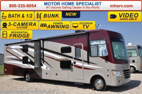 /MD 12/11/15 &lt;a href=&quot;http://www.mhsrv.com/coachmen-rv/&quot;&gt;&lt;img src=&quot;http://www.mhsrv.com/images/sold-coachmen.jpg&quot; width=&quot;383&quot; height=&quot;141&quot; border=&quot;0&quot;/&gt;&lt;/a
Family Owned &amp; Operated and the #1 Volume Selling Motor Home Dealer in the World as well as the #1 Coachmen Dealer in the World. &lt;iframe width=&quot;400&quot; height=&quot;300&quot; src=&quot;https://www.youtube.com/embed/sYHR4QtB5TY&quot; frameborder=&quot;0&quot; allowfullscreen&gt;&lt;/iframe&gt; 
MSRP $138,089 - New 2016 Coachmen Mirada Model 35BH bath &amp; 1/2 bunk model. It measures approximately 36 feet 10 inches in length. Options include valve stem extensions, (2) bunk TVs, bedroom TV/DVD player, power drop down bunk, mattress upgrade, stainless steel appliance package, frameless windows, side cameras, power heated mirrors, gas/electric water heater, exterior entertainment center and the Travel Easy Roadside Assistance. Standards include a 5.5 Onan generator, ball bearing drawer guides, reclining/swivel pilot seats, power windshield shade, pass-thru storage, power patio awning, automatic leveling jacks, back up camera, tile back-splash, large bedroom TV and much more. For additional coach information, brochure, window sticker, videos, photos, Mirada customer reviews &amp; testimonials please visit Motor Home Specialist at MHSRV .com or call 800-335-6054. At Motor Home Specialist we DO NOT charge any prep or orientation fees like you will find at other dealerships. All sale prices include a 200 point inspection, interior and exterior wash &amp; detail of vehicle, a thorough coach orientation with an MHS technician, an RV Starter&#39;s kit, a night stay in our delivery park featuring landscaped and covered pads with full hook-ups and much more. Free airport shuttle available with purchase for out-of-town buyers. WHY PAY MORE?... WHY SETTLE FOR LESS? 