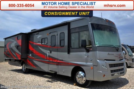 /SOLD 9/28/15 IL
Used Winnebago RV for Sale-2011 Winnebago Sightseer 35J with 2 slides and 10,682 miles. This RV is approximately 35 feet 4 inches in length  with a Ford V10 engine, Ford chassis, power mirrors with heat, 5.5KW Onan generator with 229 hours, power patio awning, slide-out room toppers, gas/electric water heater, 50 amp service, aluminum wheels, LED running lights, aluminum wheels, exterior shower, fiberglass roof with ladder, 5k lb. hitch, automatic jacks, 3 camera monitoring system, inverter, soft touch ceilings, sofa with sleeper, booth converts to sleeper, dual pane windows, solar/black-out shades, convection microwave, 3 burner range with oven, refrigerator, all in 1 bath, glass door shower, 2 ducted A/Cs, 2 LCD TVs and much more. For additional information and photos please visit Motor Home Specialist at www.MHSRV .com or call 800-335-6054.