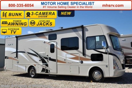 /TX 02/15/16 &lt;a href=&quot;http://www.mhsrv.com/thor-motor-coach/&quot;&gt;&lt;img src=&quot;http://www.mhsrv.com/images/sold-thor.jpg&quot; width=&quot;383&quot; height=&quot;141&quot; border=&quot;0&quot;/&gt;&lt;/a&gt;
&lt;iframe width=&quot;400&quot; height=&quot;300&quot; src=&quot;https://www.youtube.com/embed/scMBAkyf1JU&quot; frameborder=&quot;0&quot; allowfullscreen&gt;&lt;/iframe&gt; The Largest 911 Emergency Inventory Reduction Sale in MHSRV History is Going on NOW! Over 1000 RVs to Choose From at 1 Location!! Offer Ends Feb. 29th, 2016. Sale Price available at MHSRV.com or call 800-335-6054. You&#39;ll be glad you did! ***   *Family Owned &amp; Operated and the #1 Volume Selling Motor Home Dealer in the World as well as the #1 Thor Motor Coach Dealer in the World.
&lt;object width=&quot;400&quot; height=&quot;300&quot;&gt;&lt;param name=&quot;movie&quot; value=&quot;http://www.youtube.com/v/fBpsq4hH-Ws?version=3&amp;amp;hl=en_US&quot;&gt;&lt;/param&gt;&lt;param name=&quot;allowFullScreen&quot; value=&quot;true&quot;&gt;&lt;/param&gt;&lt;param name=&quot;allowscriptaccess&quot; value=&quot;always&quot;&gt;&lt;/param&gt;&lt;embed src=&quot;http://www.youtube.com/v/fBpsq4hH-Ws?version=3&amp;amp;hl=en_US&quot; type=&quot;application/x-shockwave-flash&quot; width=&quot;400&quot; height=&quot;300&quot; allowscriptaccess=&quot;always&quot; allowfullscreen=&quot;true&quot;&gt;&lt;/embed&gt;&lt;/object&gt; 
MSRP $114,288. New 2016 Thor Motor Coach A.C.E. Model EVO 30.2. The A.C.E. is the class A &amp; C Evolution. It Combines many of the most popular features of a class A motor home and a class C motor home to make something truly unique to the RV industry. This unit measures approximately 31 feet 4 inches in length featuring a full wall driver&#39;s side slide and bunk beds. Optional equipment includes beautiful HD-Max exterior, bedroom TV, (2) 12V attic fans, upgraded 15.0 BTU A/C, a second auxiliary battery and an exterior TV. The A.C.E. also features a Ford Triton V-10 engine, frameless windows, power charging station, drop down overhead bunk, power side mirrors with integrated side view cameras, hydraulic leveling jacks, a mud-room, roof ladder, 4000 Onan Micro-Quiet generator, electric patio awning with integrated LED lights, AM/FM/CD, reclining swivel leatherette captain&#39;s chairs, stainless steel wheel liners, hitch, systems control center, valve stem extenders, refrigerator, microwave, water heater, one-piece windshield with &quot;20/20 vision&quot; front cap that helps eliminate heat and sunlight from getting into the drivers vision, floor level cockpit window for better visibility while turning, a &quot;below floor&quot; furnace and water heater helping keep the noise to an absolute minimum and the exhaust away from the kids and pets, cockpit mirrors, slide-out workstation in the dash and much more.  For additional coach information, brochures, window sticker, videos, photos, A.C.E. reviews &amp; testimonials as well as additional information about Motor Home Specialist and our manufacturers please visit us at MHSRV .com or call 800-335-6054. At Motor Home Specialist we DO NOT charge any prep or orientation fees like you will find at other dealerships. All sale prices include a 200 point inspection, interior &amp; exterior wash &amp; detail of vehicle, a thorough coach orientation with an MHS technician, an RV Starter&#39;s kit, a nights stay in our delivery park featuring landscaped and covered pads with full hook-ups and much more. WHY PAY MORE?... WHY SETTLE FOR LESS?