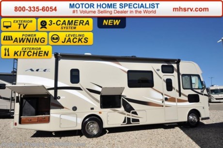 /TX 8-15-16 &lt;a href=&quot;http://www.mhsrv.com/thor-motor-coach/&quot;&gt;&lt;img src=&quot;http://www.mhsrv.com/images/sold-thor.jpg&quot; width=&quot;383&quot; height=&quot;141&quot; border=&quot;0&quot; /&gt;&lt;/a&gt;       *Family Owned &amp; Operated and the #1 Volume Selling Motor Home Dealer in the World as well as the #1 Thor Motor Coach Dealer in the World.
 &lt;object width=&quot;400&quot; height=&quot;300&quot;&gt;&lt;param name=&quot;movie&quot; value=&quot;http://www.youtube.com/v/fBpsq4hH-Ws?version=3&amp;amp;hl=en_US&quot;&gt;&lt;/param&gt;&lt;param name=&quot;allowFullScreen&quot; value=&quot;true&quot;&gt;&lt;/param&gt;&lt;param name=&quot;allowscriptaccess&quot; value=&quot;always&quot;&gt;&lt;/param&gt;&lt;embed src=&quot;http://www.youtube.com/v/fBpsq4hH-Ws?version=3&amp;amp;hl=en_US&quot; type=&quot;application/x-shockwave-flash&quot; width=&quot;400&quot; height=&quot;300&quot; allowscriptaccess=&quot;always&quot; allowfullscreen=&quot;true&quot;&gt;&lt;/embed&gt;&lt;/object&gt; MSRP $118,638. New 2016 Thor Motor Coach A.C.E. Model EVO 29.3. The A.C.E. is the class A &amp; C Evolution. It Combines many of the most popular features of a class A motor home and a class C motor home to make something truly unique to the RV industry. This unit measures approximately 29 feet 7 inches in length featuring a full wall driver&#39;s side slide and an exterior kitchen. Optional equipment includes beautiful HD-Max exterior, bedroom TV, (2) 12V attic fans, upgraded 15.0 BTU A/C, exterior TV and a second auxiliary battery. The A.C.E. also features a Ford Triton V-10 engine, frameless windows, power charging station, drop down overhead bunk, power side mirrors with integrated side view cameras, hydraulic leveling jacks, a mud-room, roof ladder, 4000 Onan Micro-Quiet generator, electric patio awning with integrated LED lights, AM/FM/CD, reclining swivel leatherette captain&#39;s chairs, stainless steel wheel liners, hitch, systems control center, valve stem extenders, refrigerator, microwave, water heater, one-piece windshield with &quot;20/20 vision&quot; front cap that helps eliminate heat and sunlight from getting into the drivers vision, floor level cockpit window for better visibility while turning, a &quot;below floor&quot; furnace and water heater helping keep the noise to an absolute minimum and the exhaust away from the kids and pets, cockpit mirrors, slide-out workstation in the dash and much more.  For additional coach information, brochures, window sticker, videos, photos, A.C.E. reviews &amp; testimonials as well as additional information about Motor Home Specialist and our manufacturers please visit us at MHSRV .com or call 800-335-6054. At Motor Home Specialist we DO NOT charge any prep or orientation fees like you will find at other dealerships. All sale prices include a 200 point inspection, interior &amp; exterior wash &amp; detail of vehicle, a thorough coach orientation with an MHS technician, an RV Starter&#39;s kit, a nights stay in our delivery park featuring landscaped and covered pads with full hook-ups and much more. WHY PAY MORE?... WHY SETTLE FOR LESS?
