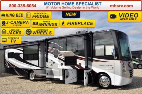 /CA 7-25-16 &lt;a href=&quot;http://www.mhsrv.com/thor-motor-coach/&quot;&gt;&lt;img src=&quot;http://www.mhsrv.com/images/sold-thor.jpg&quot; width=&quot;383&quot; height=&quot;141&quot; border=&quot;0&quot; /&gt;&lt;/a&gt;      *#1 Volume Selling Motor Home Dealer &amp; Thor Motor Coach Dealer in the World.  
&lt;object width=&quot;400&quot; height=&quot;300&quot;&gt;&lt;param name=&quot;movie&quot; value=&quot;//www.youtube.com/v/bN591K_alkM?hl=en_US&amp;amp;version=3&quot;&gt;&lt;/param&gt;&lt;param name=&quot;allowFullScreen&quot; value=&quot;true&quot;&gt;&lt;/param&gt;&lt;param name=&quot;allowscriptaccess&quot; value=&quot;always&quot;&gt;&lt;/param&gt;&lt;embed src=&quot;//www.youtube.com/v/bN591K_alkM?hl=en_US&amp;amp;version=3&quot; type=&quot;application/x-shockwave-flash&quot; width=&quot;400&quot; height=&quot;300&quot; allowscriptaccess=&quot;always&quot; allowfullscreen=&quot;true&quot;&gt;&lt;/embed&gt;&lt;/object&gt;  
MSRP $185,356. This luxury RV measures approximately 38 feet 1 inch in length and features (3) slide-out rooms, free standing dinette, fireplace, a 40&quot; LCD TV with sound bar, frameless windows, Flex-steel driver and passenger&#39;s chairs, detachable shore cord, 100 gallon fresh water tank, exterior speakers, LED lighting, beautiful decor, residential refrigerator, 1800 Watt inverter and bedroom TV. Optional equipment includes the beautiful full body paint exterior, frameless dual pane windows, leatherette theater seats and a 3-burner range with oven. The all new 2016 Thor Motor Coach Challenger also features one of the most impressive lists of standard equipment in the RV industry including a Ford Triton V-10 engine, 22-Series ford chassis with aluminum wheels, fully automatic hydraulic leveling system, electric overhead Hide-Away Bunk, electric patio awning with LED lighting, side hinged baggage doors, exterior entertainment package, iPod docking station, DVD, LCD TVs, day/night shades, solid surface kitchen counter, dual roof A/C units, 5500 Onan generator, gas/electric water heater, heated and enclosed holding tanks and the RAPID CAMP remote system. Rapid Camp allows you to operate your slide-out room, generator, leveling jacks when applicable, power awning, selective lighting and more all from a touchscreen remote control. A few new features for 2016 include your choice of two beautiful high gloss glazed wood packages, 22 cf. residential refrigerator, roller shades in the cab area, 32 inch TVs in the bedroom, new solid surface kitchen counter and much more. For additional information, brochures, and videos please visit Motor Home Specialist at MHSRV .com or Call 800-335-6054. At Motor Home Specialist we DO NOT charge any prep or orientation fees like you will find at other dealerships. All sale prices include a 200 point inspection, interior and exterior wash &amp; detail of vehicle, a thorough coach orientation with an MHSRV technician, an RV Starter&#39;s kit, a night stay in our delivery park featuring landscaped and covered pads with full hook-ups and much more. Free airport shuttle available with purchase for out-of-town buyers. Read From THOUSANDS of Testimonials at MHSRV .com and See What They Had to Say About Their Experience at Motor Home Specialist. WHY PAY MORE?...... WHY SETTLE FOR LESS?  &lt;object width=&quot;400&quot; height=&quot;300&quot;&gt;&lt;param name=&quot;movie&quot; value=&quot;//www.youtube.com/v/VZXdH99Xe00?hl=en_US&amp;amp;version=3&quot;&gt;&lt;/param&gt;&lt;param name=&quot;allowFullScreen&quot; value=&quot;true&quot;&gt;&lt;/param&gt;&lt;param name=&quot;allowscriptaccess&quot; value=&quot;always&quot;&gt;&lt;/param&gt;&lt;embed src=&quot;//www.youtube.com/v/VZXdH99Xe00?hl=en_US&amp;amp;version=3&quot; type=&quot;application/x-shockwave-flash&quot; width=&quot;400&quot; height=&quot;300&quot; allowscriptaccess=&quot;always&quot; allowfullscreen=&quot;true&quot;&gt;&lt;/embed&gt;&lt;/object&gt;