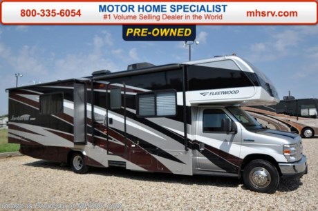 /SOLD 9/28/15 TX
Used Fleetwood RV for Sale- 2011 Fleetwood Jamboree 31N with 2 slides, 27,921 miles, Ford 6.8L engine, Ford chassis, 4KW Onan generator, power windows and locks, slide-out room toppers, patio awning, water heater, pass-thru storage, water filtration system, 5K lb. hitch, back up camera, ducted A/C, living room LCD TV, leather sofa with sleeper, dual pane windows, booth converts to sleeper, 3 burner range with oven, refrigerator, all in 1 bath, glass door shower, cab over bunk, bunk beds and much more. For additional information and photos please visit Motor Home Specialist at www.MHSRV .com or call 800-335-6054.