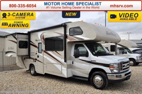 /KS 4/26/16 &lt;a href=&quot;http://www.mhsrv.com/thor-motor-coach/&quot;&gt;&lt;img src=&quot;http://www.mhsrv.com/images/sold-thor.jpg&quot; width=&quot;383&quot; height=&quot;141&quot; border=&quot;0&quot;/&gt;&lt;/a&gt;
#1 Volume Selling Motor Home Dealer in the World. MSRP $94,259. New 2016 Thor Motor Coach Four Winds Class C RV Model 26A with Ford E-450 chassis, Ford Triton V-10 engine &amp; 8,000 lb. trailer hitch. This unit measures approximately 27 feet in length with a slide. Optional equipment includes the all new HD-Max exterior color, bedroom TV, leatherette sofa, convection microwave, child safety tether, power vent, upgraded A/C, exterior shower, heated holding tanks, second auxiliary battery, wheel liners, keyless cab entry, valve stem extenders, spare tire, back up monitor, heated &amp; remote exterior mirrors with side cameras, leatherette driver &amp; passenger chairs, cockpit carpet mat and wood dash applique. The Four Winds Class C RV has an incredible list of standard features for 2016 as well including power windows and locks, power patio awning with integrated LED lighting, roof ladder, in-dash media center w/DVD/CD/AM/FM &amp; Bluetooth, deluxe exterior mirrors, bunk ladder, refrigerator, microwave, large TV on swivel in cab-over, power vent in bath, skylight above shower, 4000 Onan generator, auto transfer switch, roof A/C, cab A/C, battery disconnect switch, auxiliary battery, gas/electric water heater and much more. For additional information, brochures, and videos please visit Motor Home Specialist at  MHSRV .com or Call 800-335-6054. At Motor Home Specialist we DO NOT charge any prep or orientation fees like you will find at other dealerships. All sale prices include a 200 point inspection, interior and exterior wash &amp; detail of vehicle, a thorough coach orientation with an MHS technician, an RV Starter&#39;s kit, a night stay in our delivery park featuring landscaped and covered pads with full hook-ups and much more. Free airport shuttle available with purchase for out-of-town buyers. Read From THOUSANDS of Testimonials at MHSRV .com and See What They Had to Say About Their Experience at Motor Home Specialist. WHY PAY MORE?...... WHY SETTLE FOR LESS? 