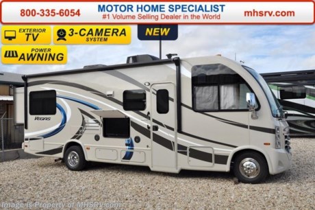 /TX 4-11-16 &lt;a href=&quot;http://www.mhsrv.com/thor-motor-coach/&quot;&gt;&lt;img src=&quot;http://www.mhsrv.com/images/sold-thor.jpg&quot; width=&quot;383&quot; height=&quot;141&quot; border=&quot;0&quot;/&gt;&lt;/a&gt;
*Family Owned &amp; Operated and the #1 Volume Selling Motor Home Dealer in the World as well as the #1 Thor Motor Coach Dealer in the World.  &lt;iframe width=&quot;400&quot; height=&quot;300&quot; src=&quot;https://www.youtube.com/embed/l1UfqXd9S_4&quot; frameborder=&quot;0&quot; allowfullscreen&gt;&lt;/iframe&gt; Thor Motor Coach has done it again with the world&#39;s first RUV! (Recreational Utility Vehicle) Check out the all new 2016 Thor Motor Coach Vegas RUV Model 25.2 with Slide-Out Room! MSRP $105,169. The Vegas combines Style, Function, Affordability &amp; Innovation like no other RV available in the industry today! It is powered by a Ford Triton V-10 engine and built on the Ford E-450 Super Duty chassis providing a lower center of gravity and ease of drivability normally found only in a class C RV, but now available in this mini class A motorhome measuring approximately 26 ft. 6 inches. Taking superior drivability even one step further, the Vegas will also feature something normally only found in a high-end luxury diesel pusher motor coach... an Independent Front Suspension system! With a style all its own the Vegas will provide superior handling and fuel economy and appeal to couples &amp; family RVers as well. You will also find another full size power drop down bunk above the cockpit, a large L-shaped sofa/sleeper, rear slide, flip-up countertop, spacious living room and even pass-through exterior storage. Optional equipment includes the HD-Max colored sidewalls and graphics, bedroom TV, exterior TV, (2) attic fans, an upgraded 15.0 BTU A/C, heated holding tanks and a second auxiliary battery. You will also be pleased to find a host of feature appointments that include tinted and frameless windows, a power patio awning with LED lights, convection microwave (N/A with oven option), 3 burner cooktop with oven, living room TV, LED ceiling lights, Onan 4000 generator, gas/electric water heater, power and heated mirrors with integrated side-view cameras, back-up camera, 8,000lb. trailer hitch, cabinet doors with designer door fronts and a spacious cockpit design with unparalleled visibility as well as a fold out map/laptop table and an additional cab table that can easily be stored when traveling.  For additional coach information, brochures, window sticker, videos, photos, Vegas reviews, testimonials as well as additional information about Motor Home Specialist and our manufacturers&#39; please visit us at MHSRV .com or call 800-335-6054. At Motor Home Specialist we DO NOT charge any prep or orientation fees like you will find at other dealerships. All sale prices include a 200 point inspection, interior and exterior wash &amp; detail of vehicle, a thorough coach orientation with an MHS technician, an RV Starter&#39;s kit, a night stay in our delivery park featuring landscaped and covered pads with full hook-ups and much more. Free airport shuttle available with purchase for out-of-town buyers. WHY PAY MORE?... WHY SETTLE FOR LESS? 