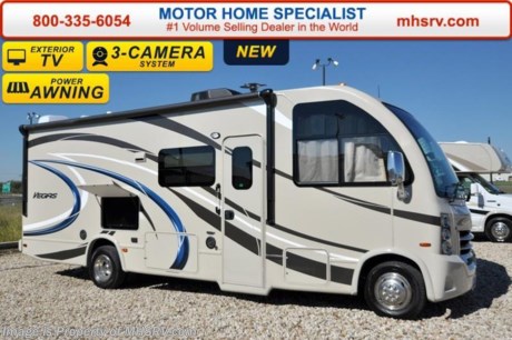 /TX 1/18/16 &lt;a href=&quot;http://www.mhsrv.com/thor-motor-coach/&quot;&gt;&lt;img src=&quot;http://www.mhsrv.com/images/sold-thor.jpg&quot; width=&quot;383&quot; height=&quot;141&quot; border=&quot;0&quot;/&gt;&lt;/a&gt;
&lt;iframe width=&quot;400&quot; height=&quot;300&quot; src=&quot;https://www.youtube.com/embed/scMBAkyf1JU&quot; frameborder=&quot;0&quot; allowfullscreen&gt;&lt;/iframe&gt; The Largest 911 Emergency Inventory Reduction Sale in MHSRV History is Going on NOW! Over 1000 RVs to Choose From at 1 Location!! Offer Ends Feb. 29th, 2016. Sale Price available at MHSRV.com or call 800-335-6054. You&#39;ll be glad you did! ***   *Family Owned &amp; Operated and the #1 Volume Selling Motor Home Dealer in the World as well as the #1 Thor Motor Coach Dealer in the World.  &lt;iframe width=&quot;400&quot; height=&quot;300&quot; src=&quot;https://www.youtube.com/embed/M6f0nvJ2zi0&quot; frameborder=&quot;0&quot; allowfullscreen&gt;&lt;/iframe&gt; Thor Motor Coach has done it again with the world&#39;s first RUV! (Recreational Utility Vehicle) Vegas RUV Model 25.3 with Slide-Out Room! MSRP $100,256. The Vegas combines Style, Function, Affordability &amp; Innovation like no other RV available in the industry today! It is powered by a Ford Triton V-10 engine and built on the Ford E-450 Super Duty chassis providing a lower center of gravity and ease of drivability normally found only in a class C RV, but now available in this mini class A motorhome measuring approximately 26 ft. 6 inches. Taking superior drivability even one step further, the Vegas will also feature something normally only found in a high-end luxury diesel pusher motor coach... an Independent Front Suspension system! With a style all its own the Vegas will provide superior handling and fuel economy and appeal to couples &amp; family RVers as well. You will also find another full size power drop down bunk above the cockpit, Dream Dinette, slide, flip-up countertop, spacious living room and even pass-through exterior storage. Optional equipment includes the HD-Max colored sidewalls and graphics, 3 burner range with oven, bedroom TV, exterior TV, (2) attic fans, an upgraded 15.0 BTU A/C, heated holding tanks and a second auxiliary battery. You will also be pleased to find a host of feature appointments that include tinted and frameless windows, a power patio awning with LED lights, convection microwave (N/A with oven option), 3 burner cooktop, living room TV, LED ceiling lights, Onan 4000 generator, gas/electric water heater, power and heated mirrors with integrated side-view cameras, back-up camera, 8,000lb. trailer hitch, cabinet doors with designer door fronts and a spacious cockpit design with unparalleled visibility as well as a fold out map/laptop table and an additional cab table that can easily be stored when traveling.  For additional coach information, brochures, window sticker, videos, photos, Vegas reviews, testimonials as well as additional information about Motor Home Specialist and our manufacturers&#39; please visit us at MHSRV .com or call 800-335-6054. At Motor Home Specialist we DO NOT charge any prep or orientation fees like you will find at other dealerships. All sale prices include a 200 point inspection, interior and exterior wash &amp; detail of vehicle, a thorough coach orientation with an MHS technician, an RV Starter&#39;s kit, a night stay in our delivery park featuring landscaped and covered pads with full hook-ups and much more. Free airport shuttle available with purchase for out-of-town buyers. WHY PAY MORE?... WHY SETTLE FOR LESS? 