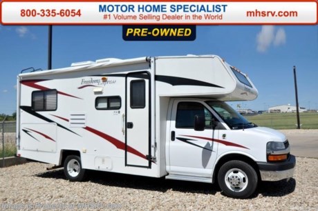 /SOLD 9/28/15 MS
Used Coachmen RV for Sale- 2008 Coachmen Freedom Express 21QB is approximately 24 feet in length with a Vortec 6.0L engine, Workhorse chassis, power windows and locks, 4KW Onan generator with 48 hours, patio awning, water heater, tank heater, roof ladder, 5K lb. hitch, booth converts to sleeper, night shades, fold up counter, microwave, 3 burner range with oven, refrigerator, all in 1 bath, memory foam mattress, cab over bunk, ducted A/C and much more. For additional information and photos please visit Motor Home Specialist at www.MHSRV .com or call 800-335-6054.
